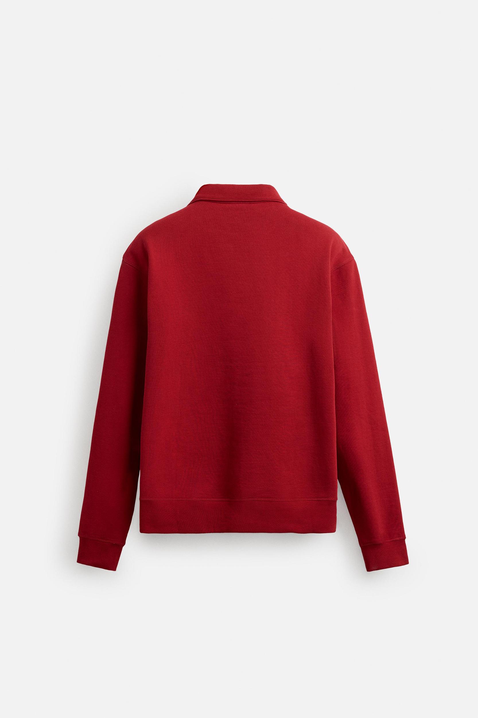 BASIC QUARTER-ZIP SWEATSHIRT Product Image