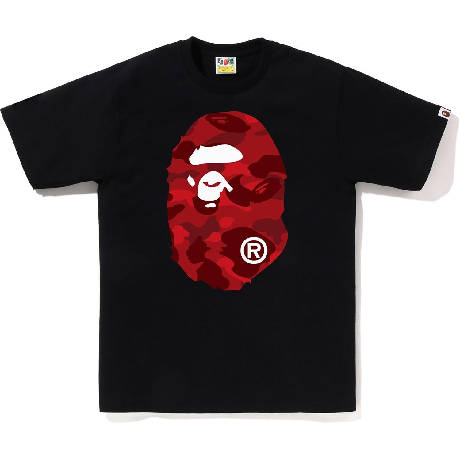 COLOR CAMO BIG APE HEAD TEE MENS Male Product Image