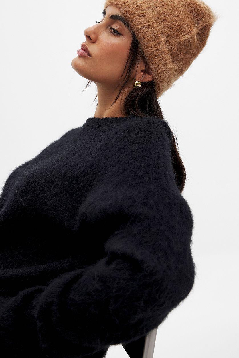 Alpaca Blend Hairy Beanie Product Image