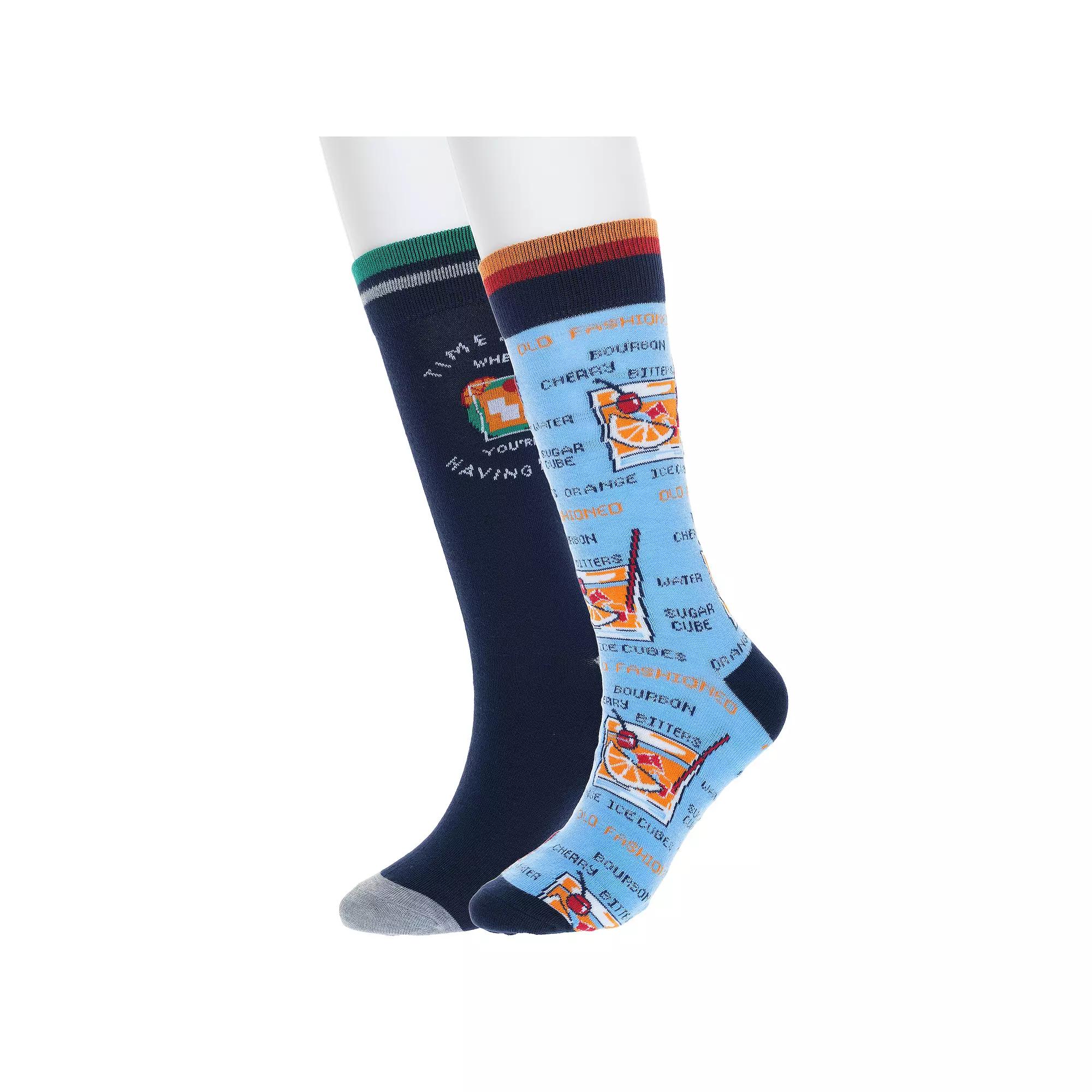 Men's Twisted Toes 2-Pack Novelty Socks, Mixers Product Image