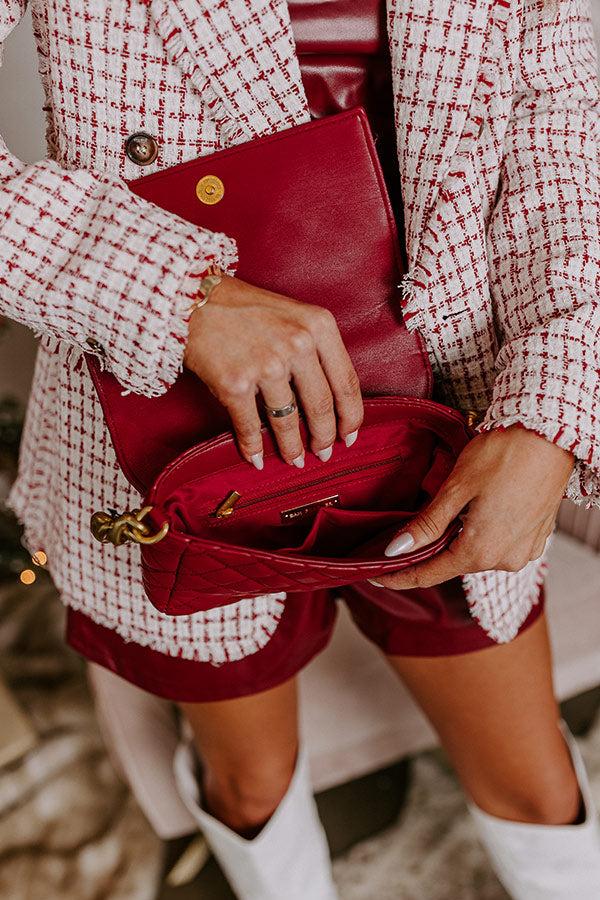 Brisk Evening Crossbody In Red Product Image