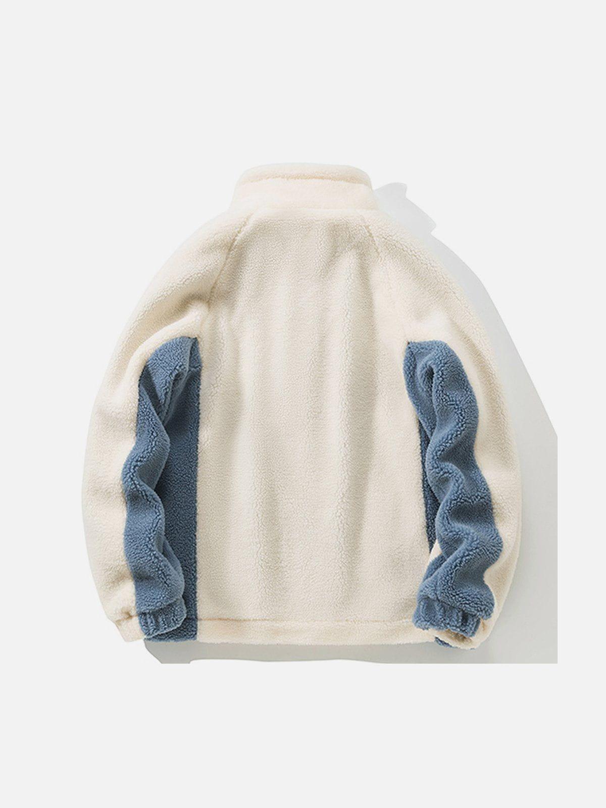 Aelfric Eden Color Block Sherpa Coat Product Image