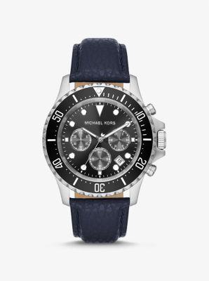 Oversized Everest Pavé Gold-Tone and Tortoiseshell Bio-Based Acetate Watch Product Image