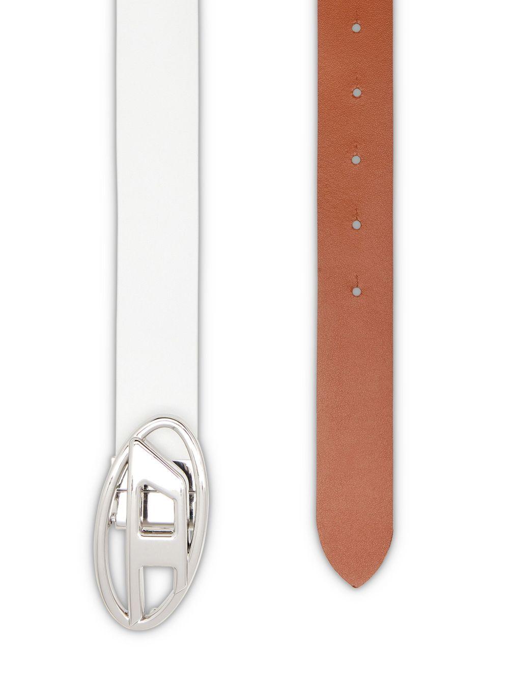B-1DR logo-buckle leather belt Product Image