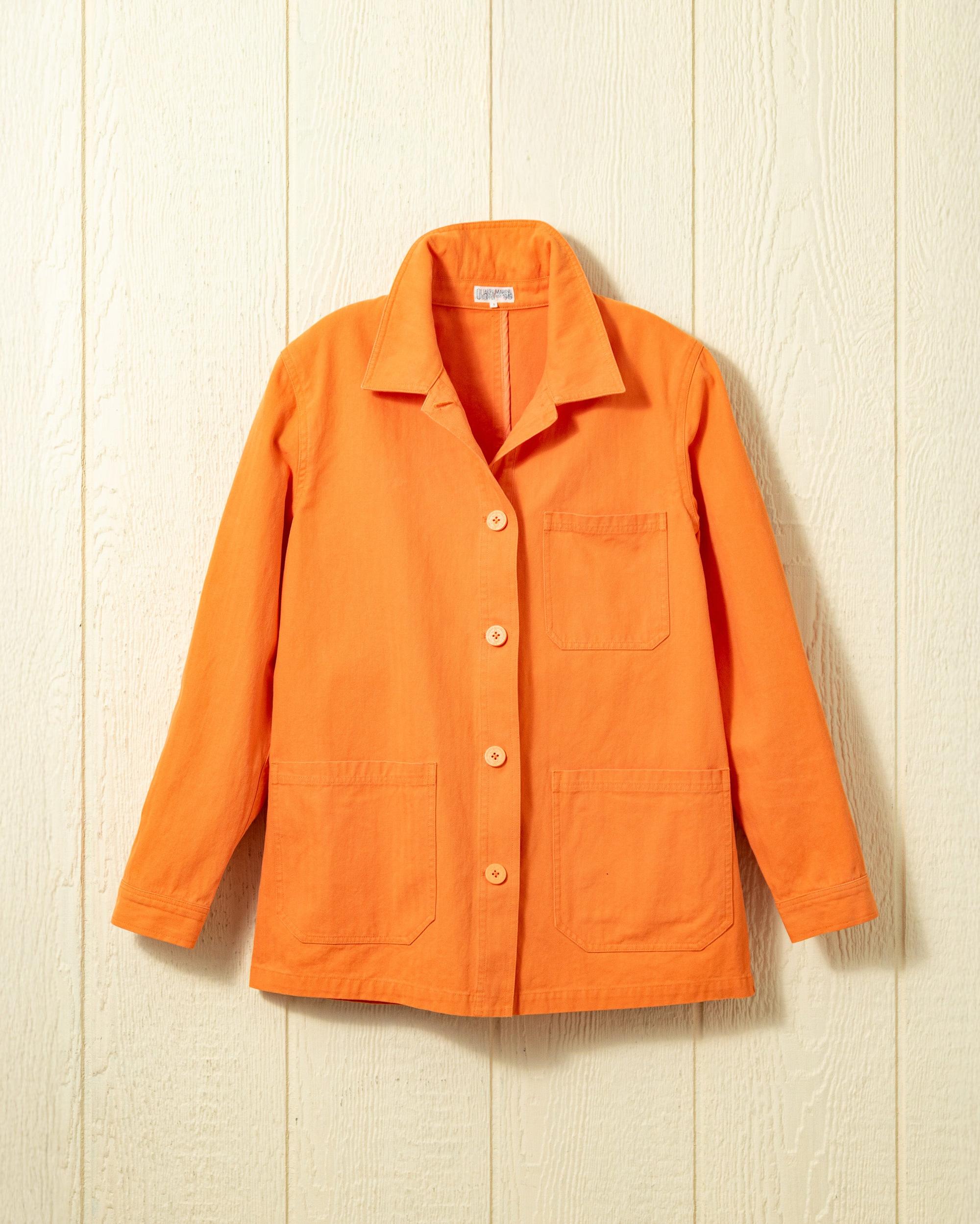 Women’s French Workman’s Jacket in Amber Herringbone Product Image