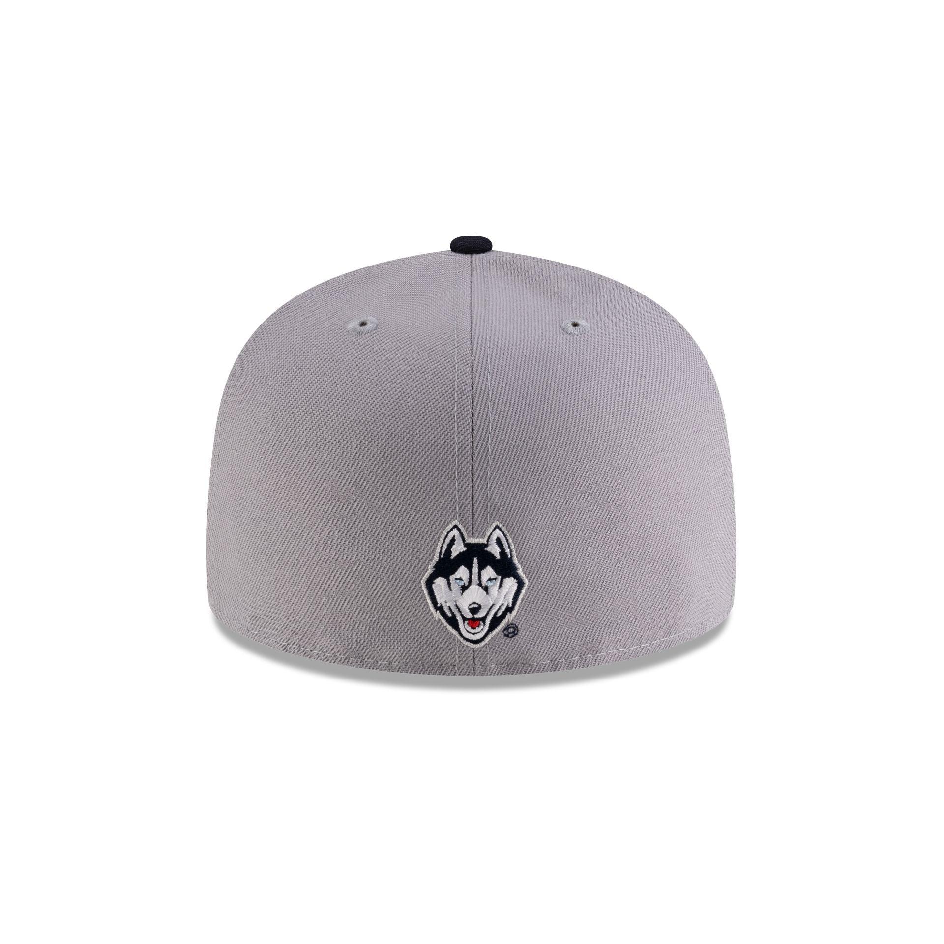 Connecticut Huskies Gray Navy 59FIFTY Fitted Male Product Image