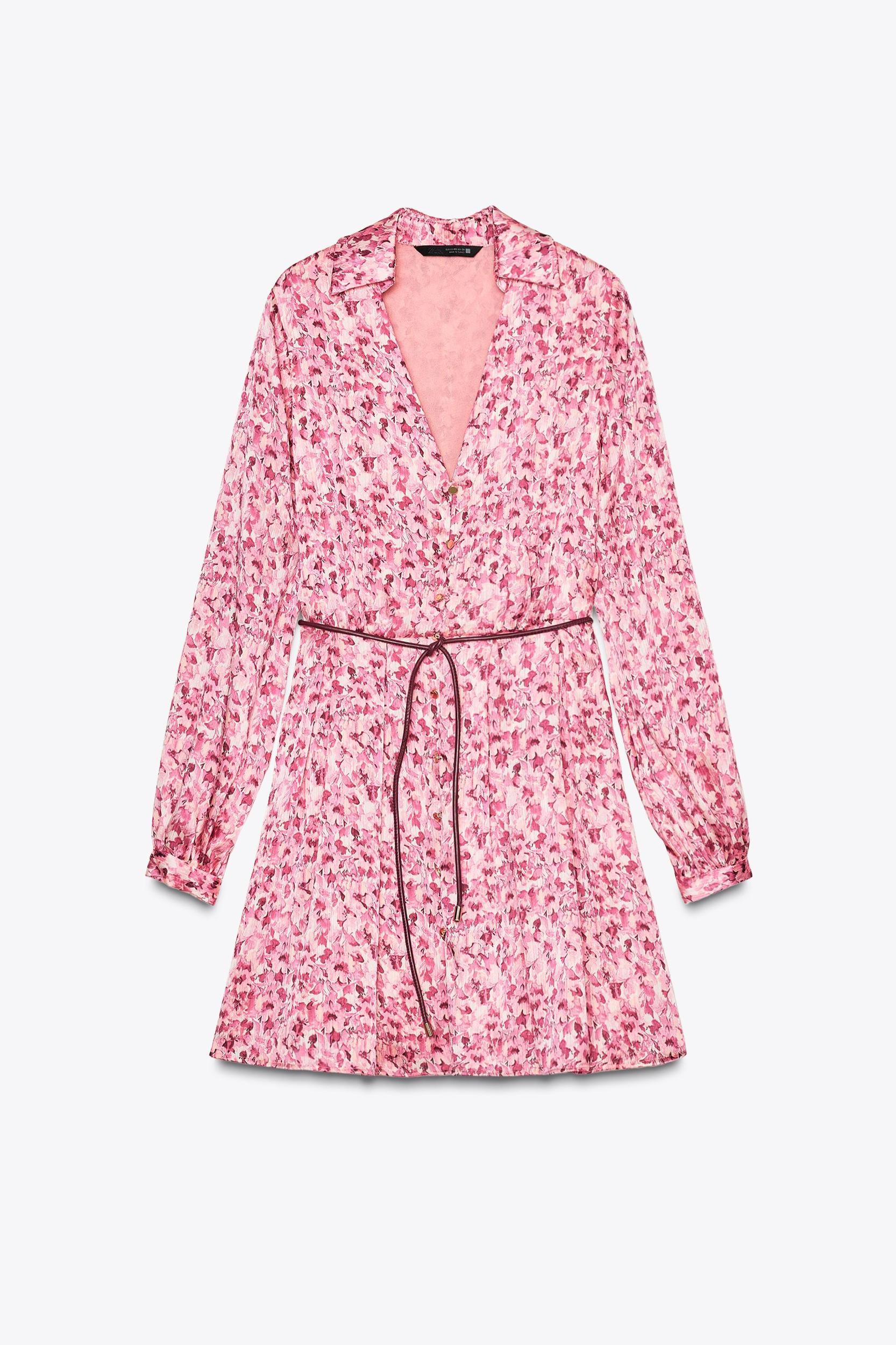 SHORT FLORAL PRINT DRESS Product Image