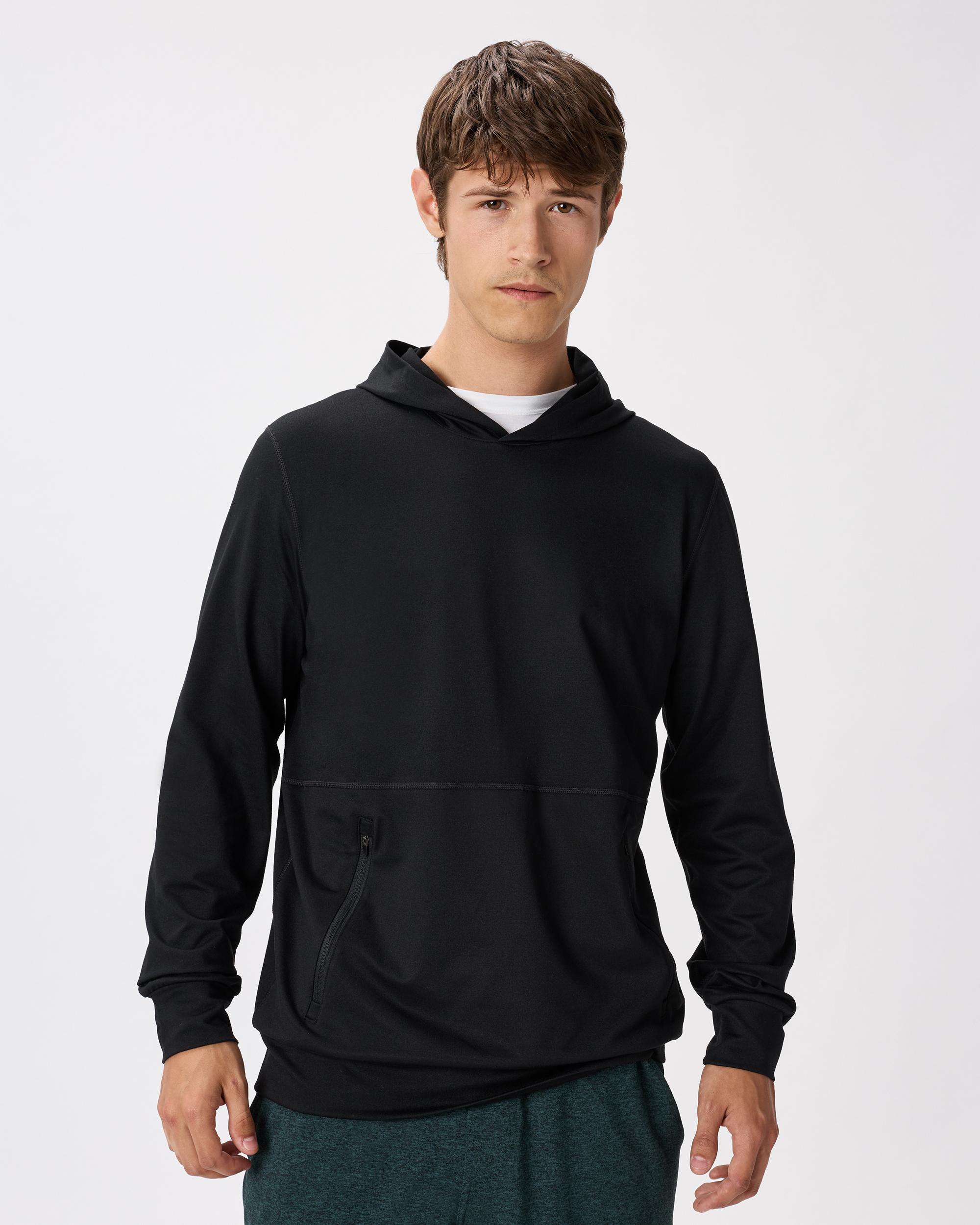 Quince | Men's Super Soft Performance Hoodie Pullover Flowknit Activewear, Recycled Polyester Product Image