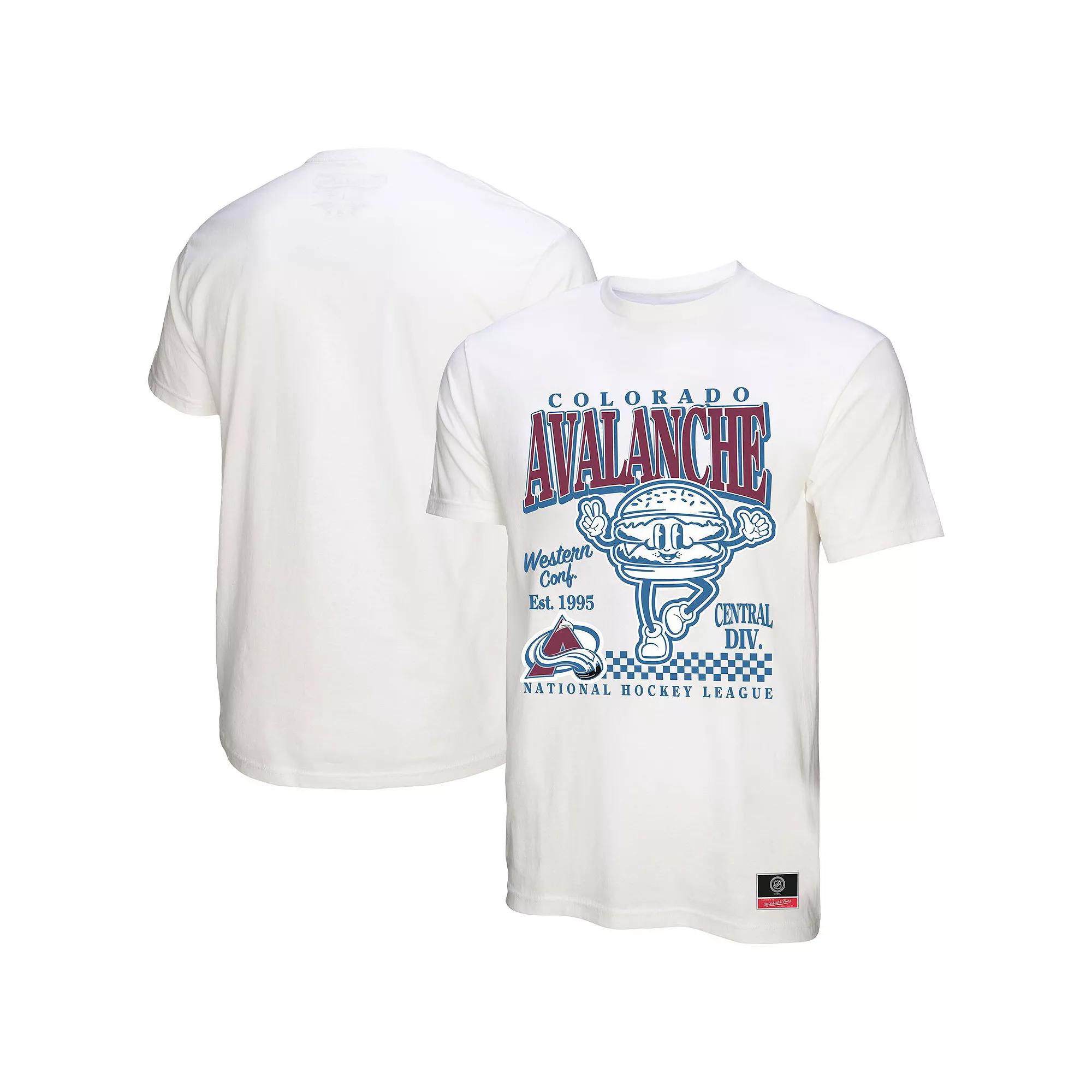 Men's Mitchell & Ness White Colorado Avalanche Local Food T-Shirt,  Product Image