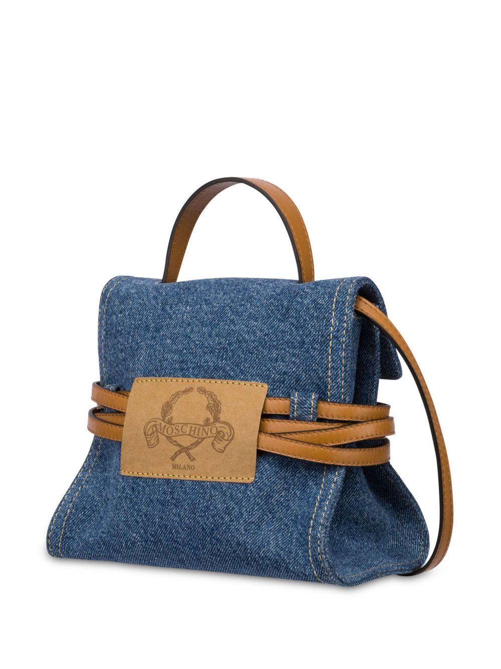 Tie Me denim tote bag Product Image
