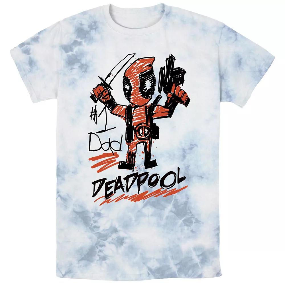 Men's Marvel Deadpool #1 DadBombard Wash Graphic Tee,  Product Image