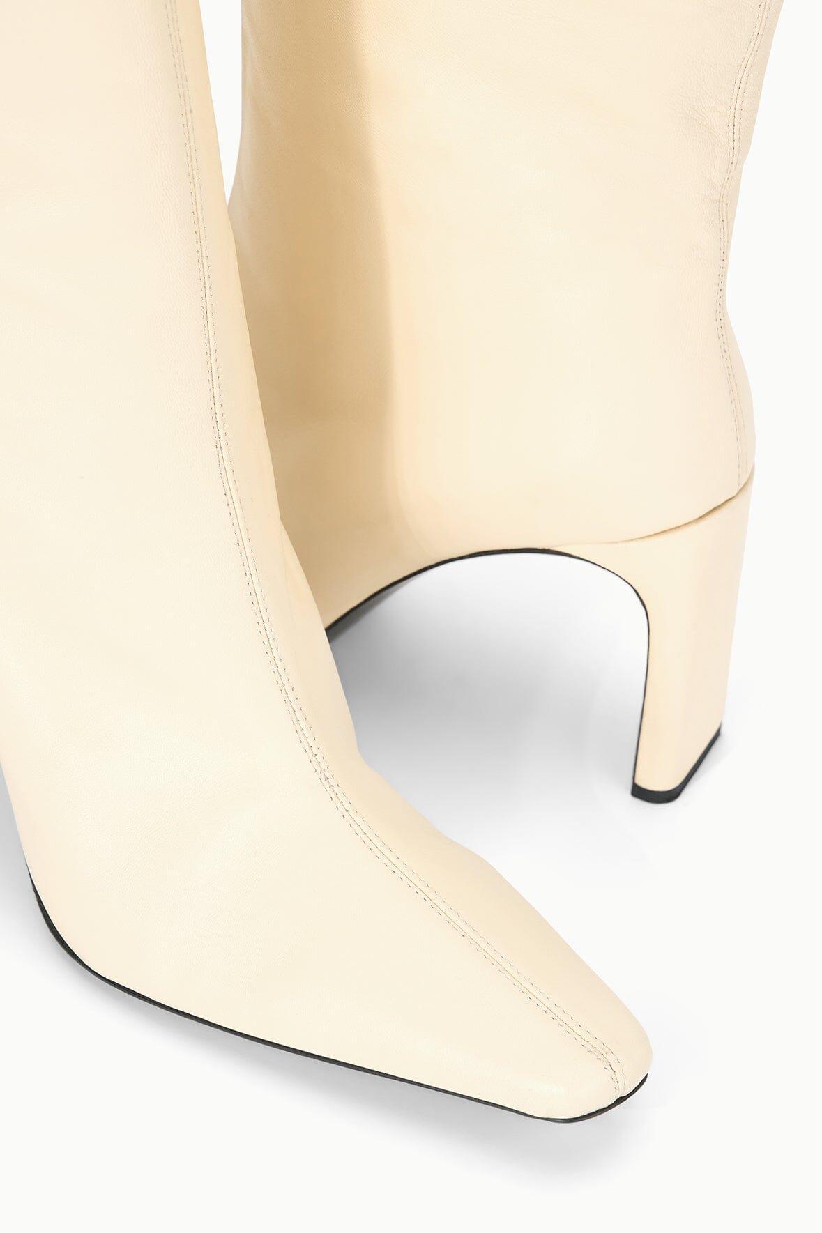 WALLY HIGH HEEL BOOT | CREAM Product Image