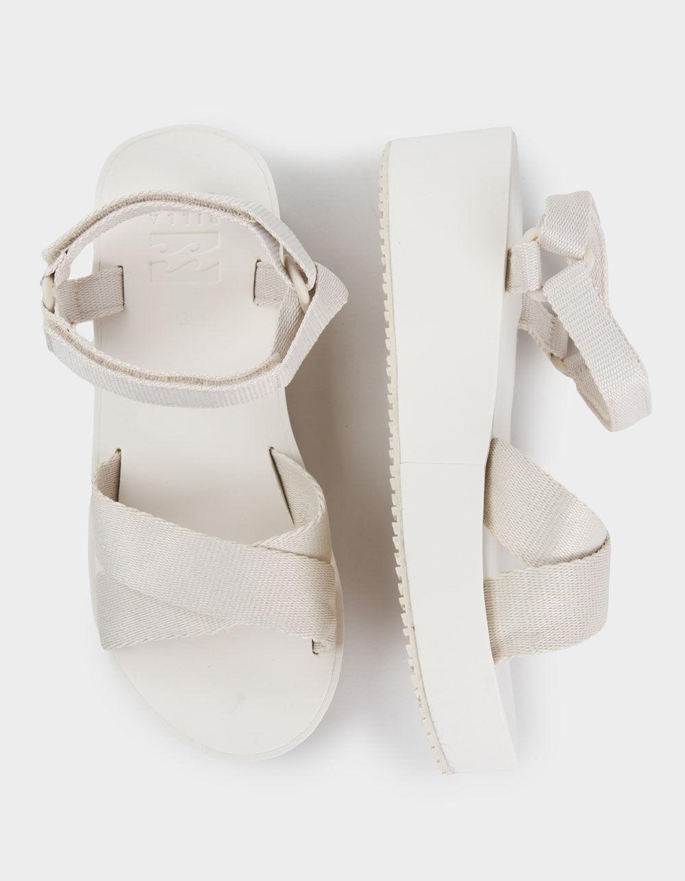 BILLABONG Kona Womens Platform Sandals - CREAM Product Image