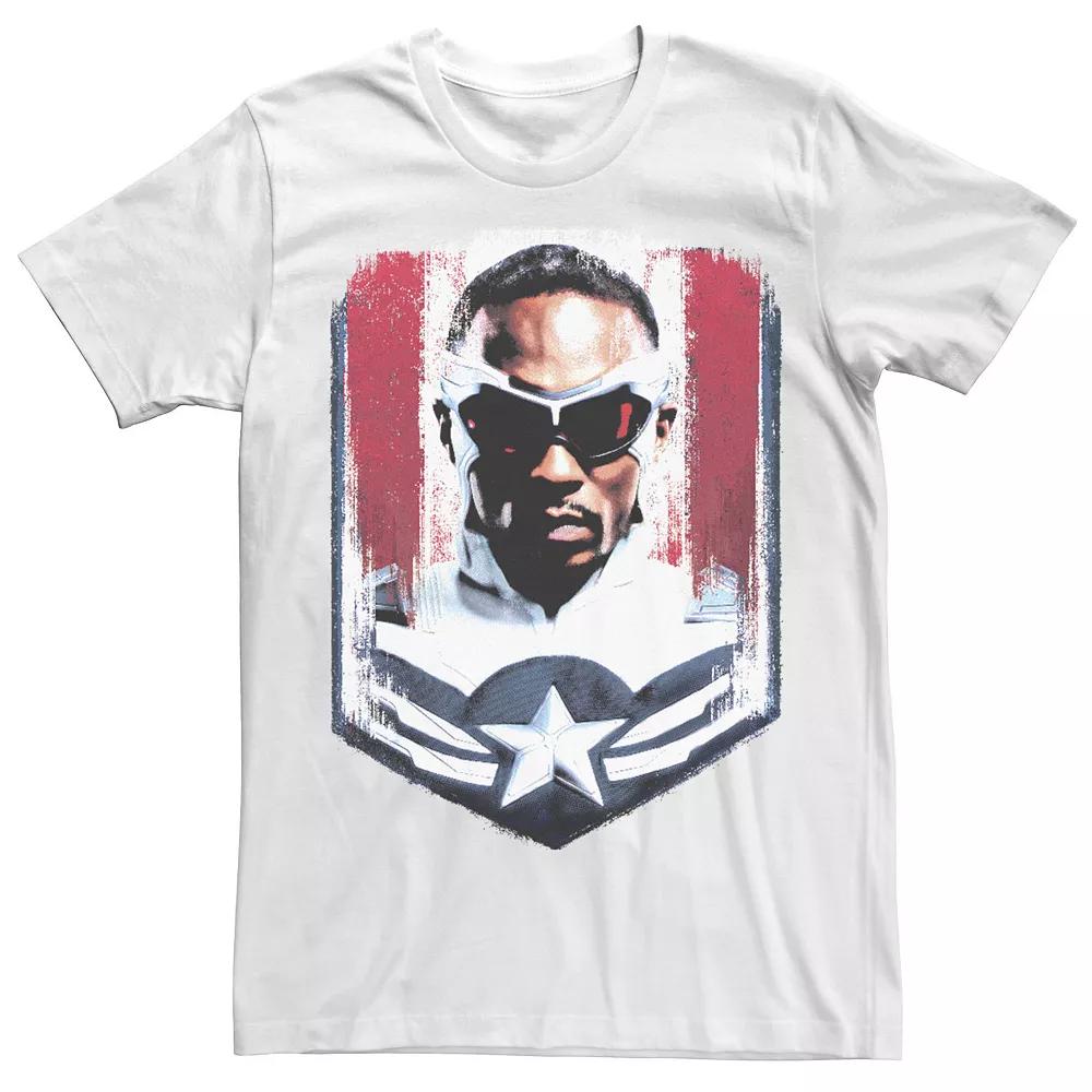 Men's Marvel The Falcon And The Winter Soldier Take On The Mantle Tee, Size: Medium, White Product Image