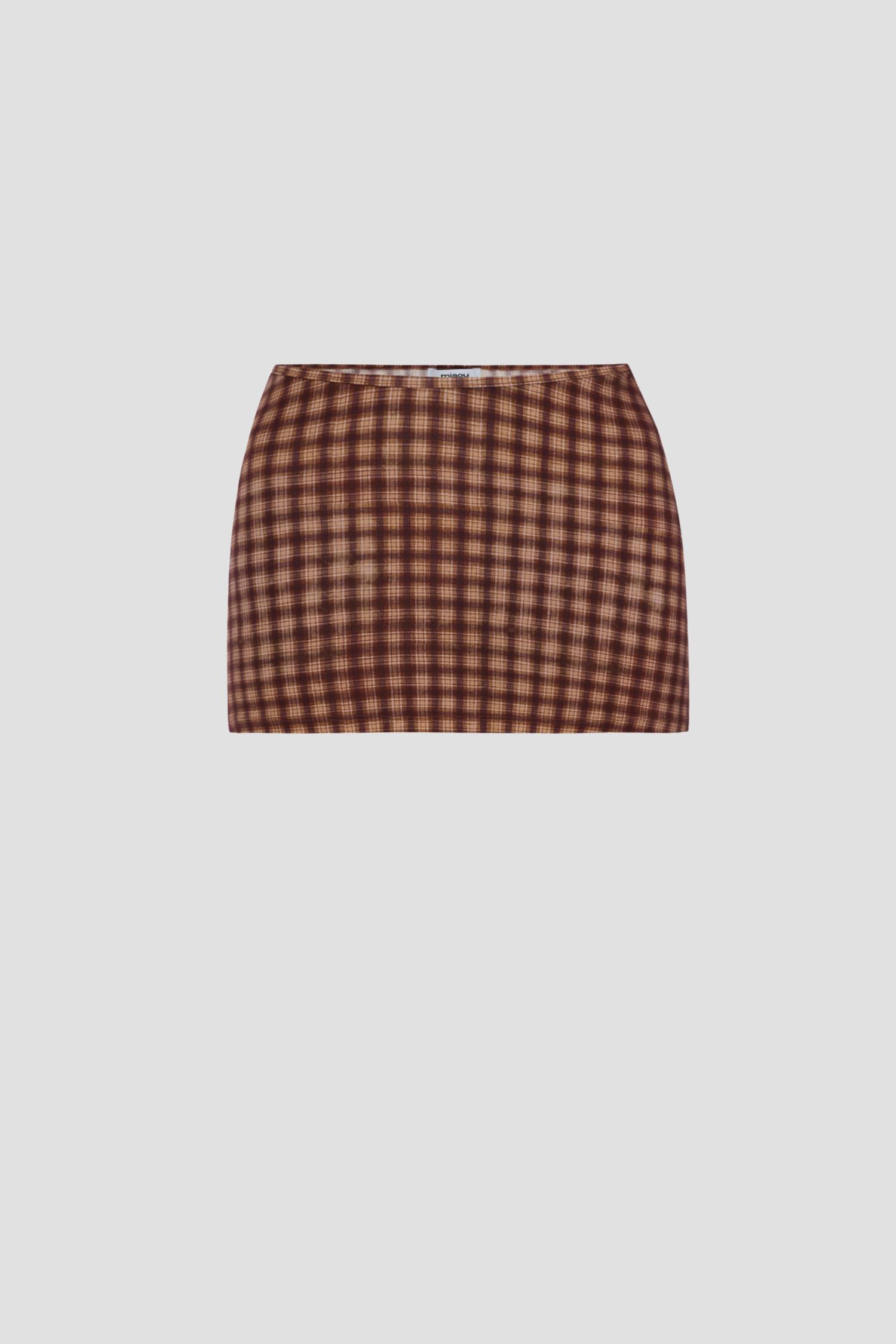 ELEKTRA SKIRT - PLAID Product Image