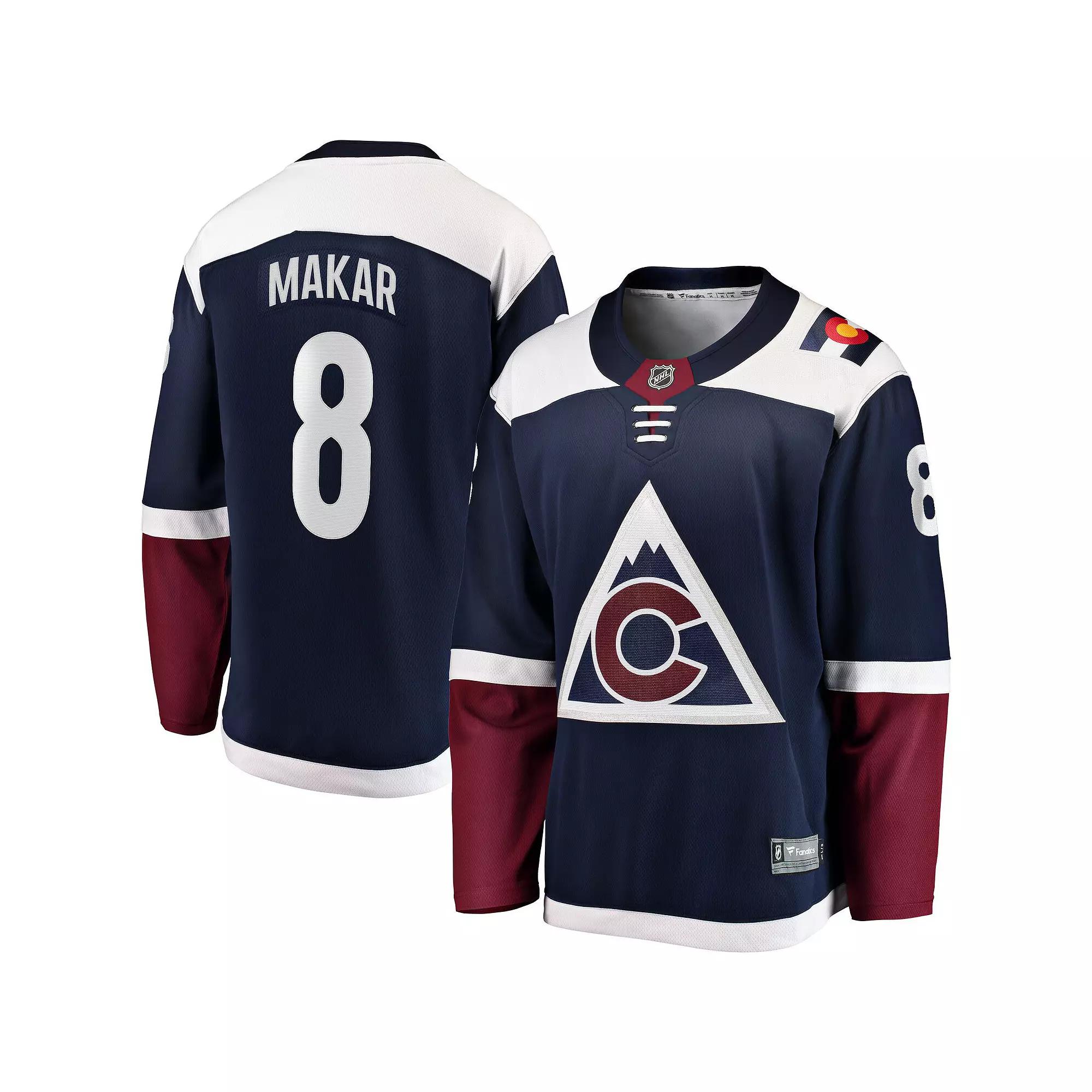 Men's Fanatics Branded Cale Makar Navy Colorado Avalanche Alternate 2018/19 Premier Breakaway Player Jersey,  Product Image