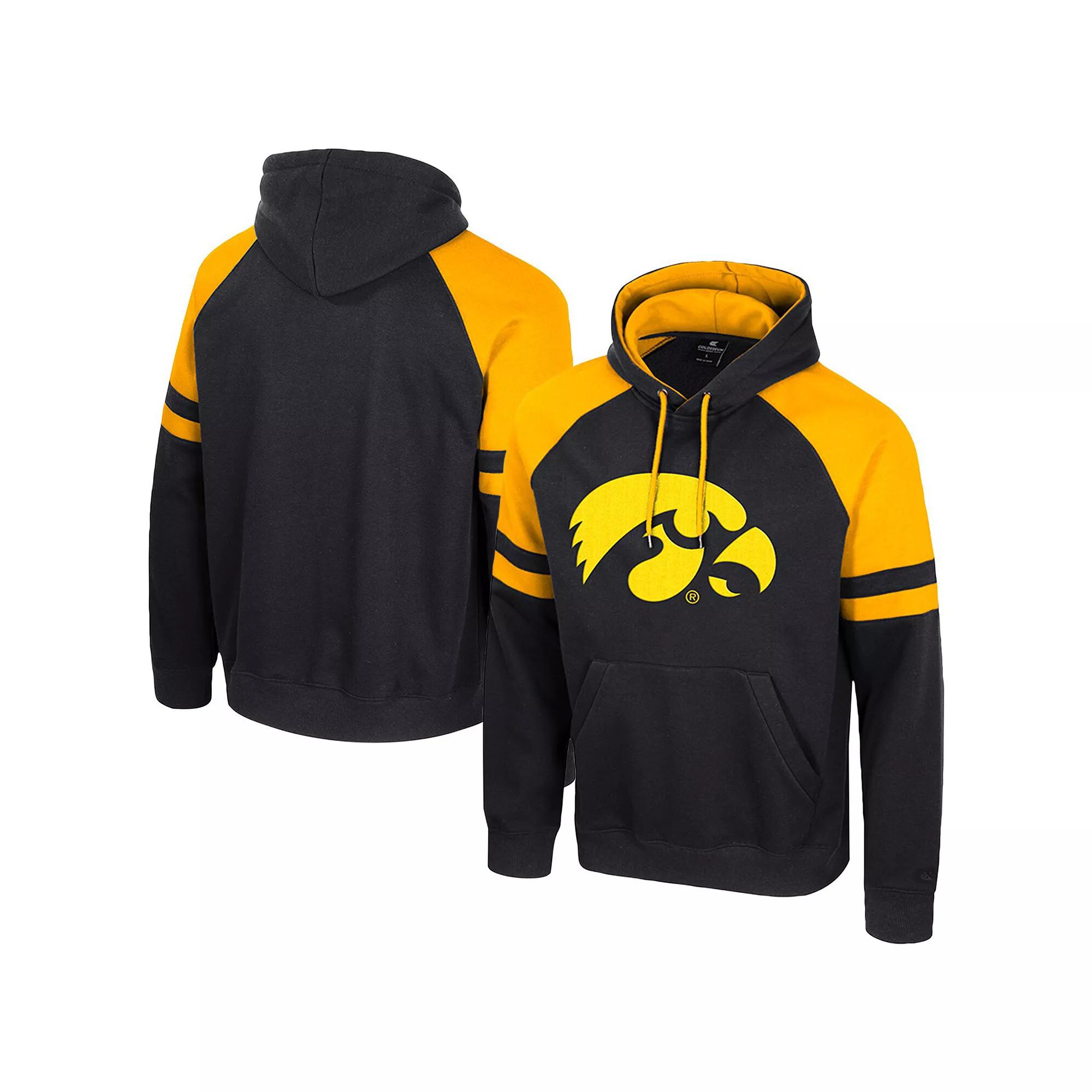 Men's Colosseum  Purple LSU Tigers Todd Raglan Pullover Hoodie, Size: 2XL Product Image