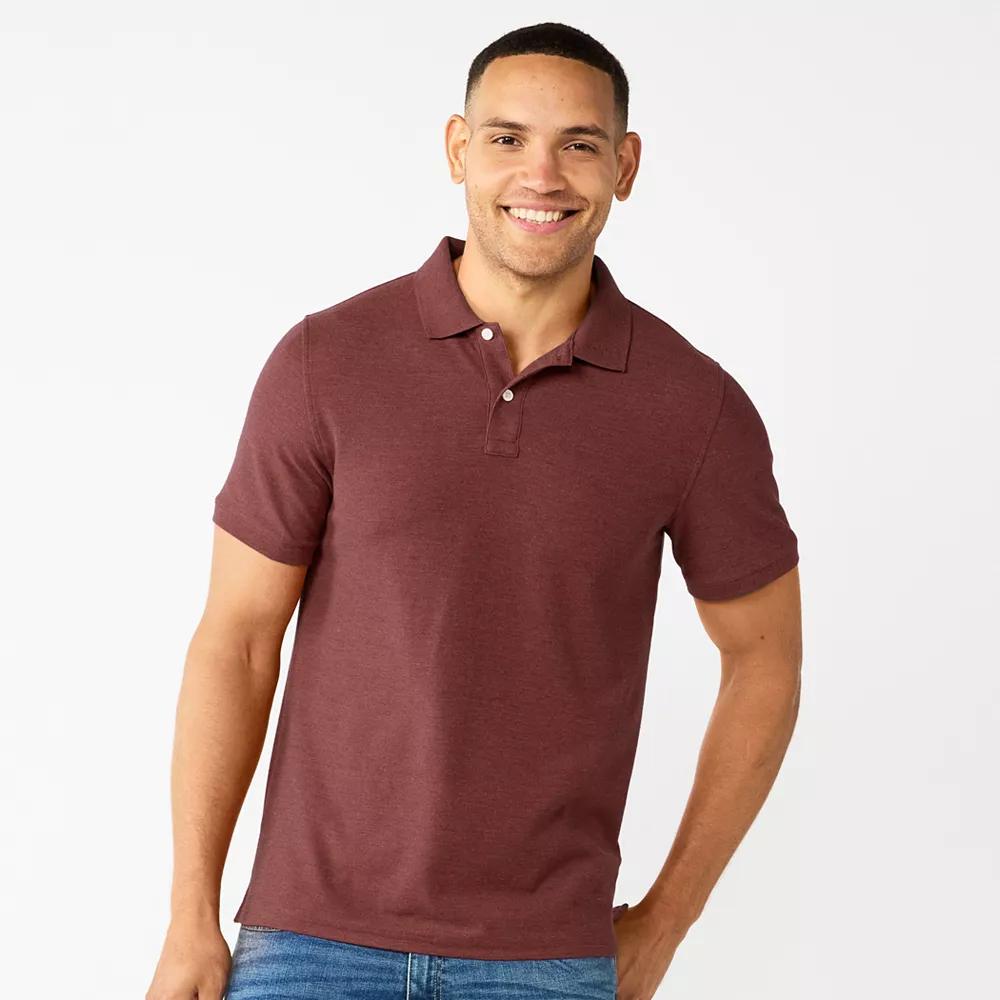 Men's Sonoma Goods For Life® Short Sleeve Pique Polo,  Product Image