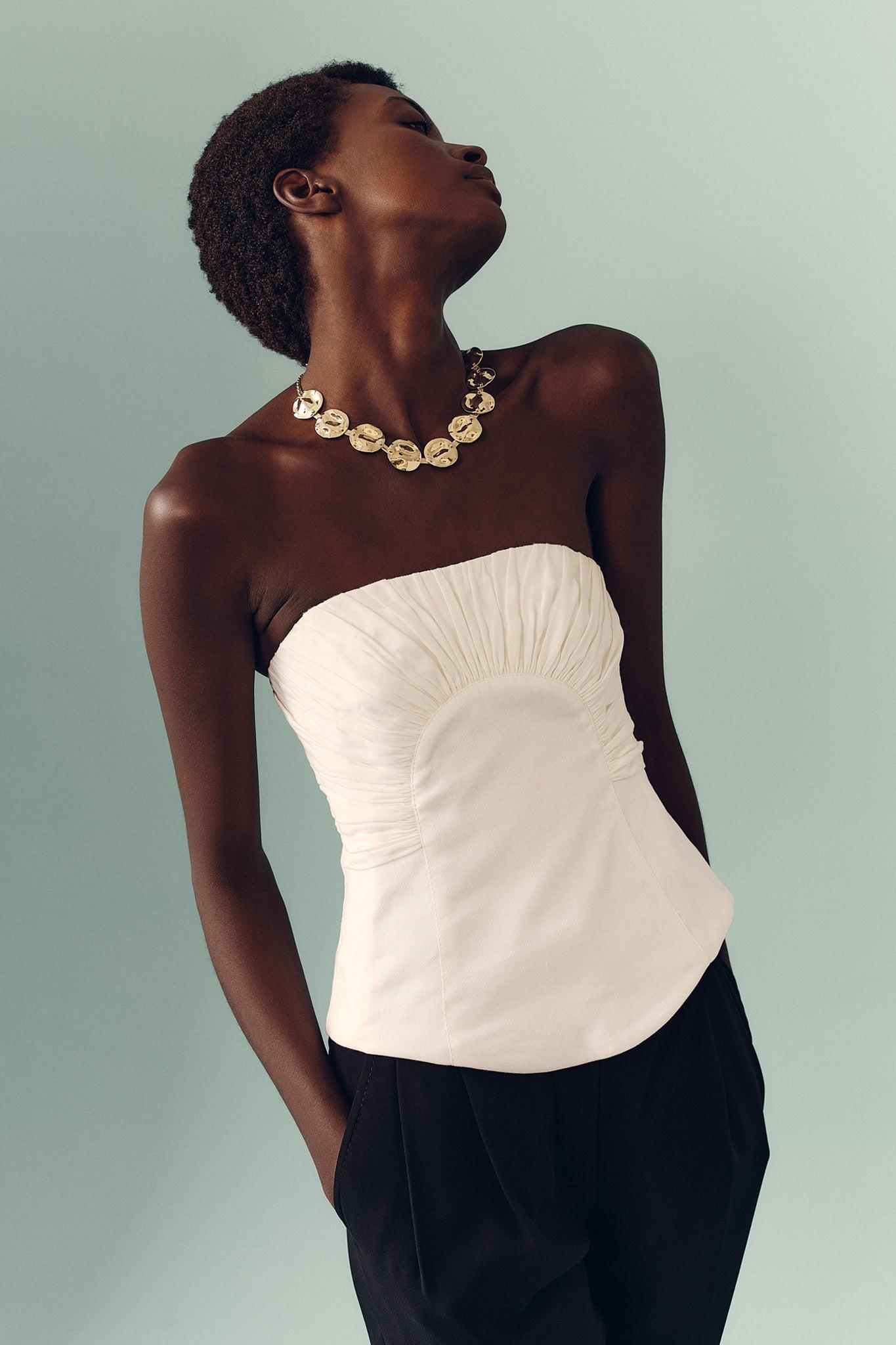 Oriel Ruched Bustier Product Image