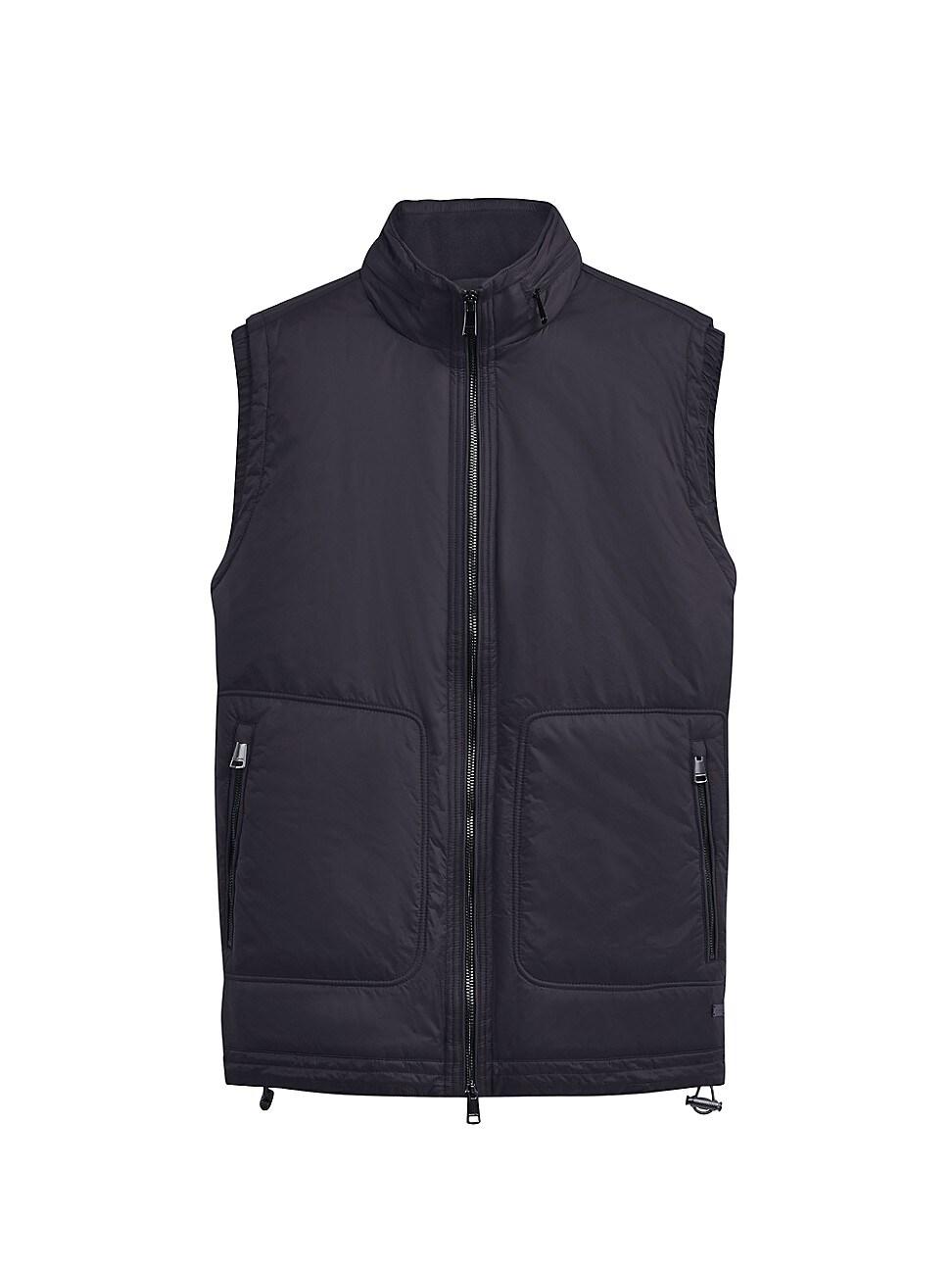 Mens Nylon Zip-Up Vest Product Image