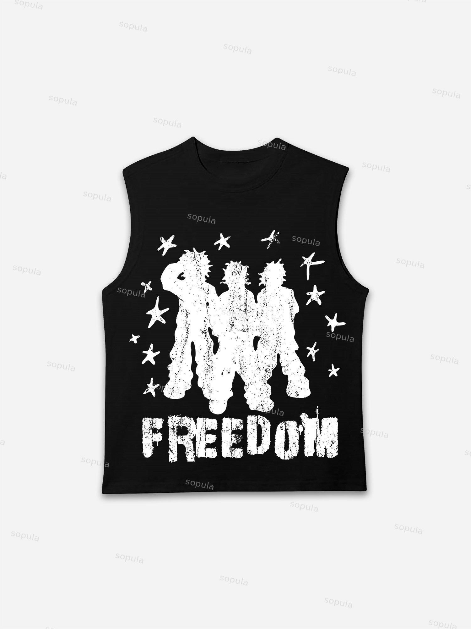 Freedom Street Abstract Graphic Tank Top Product Image