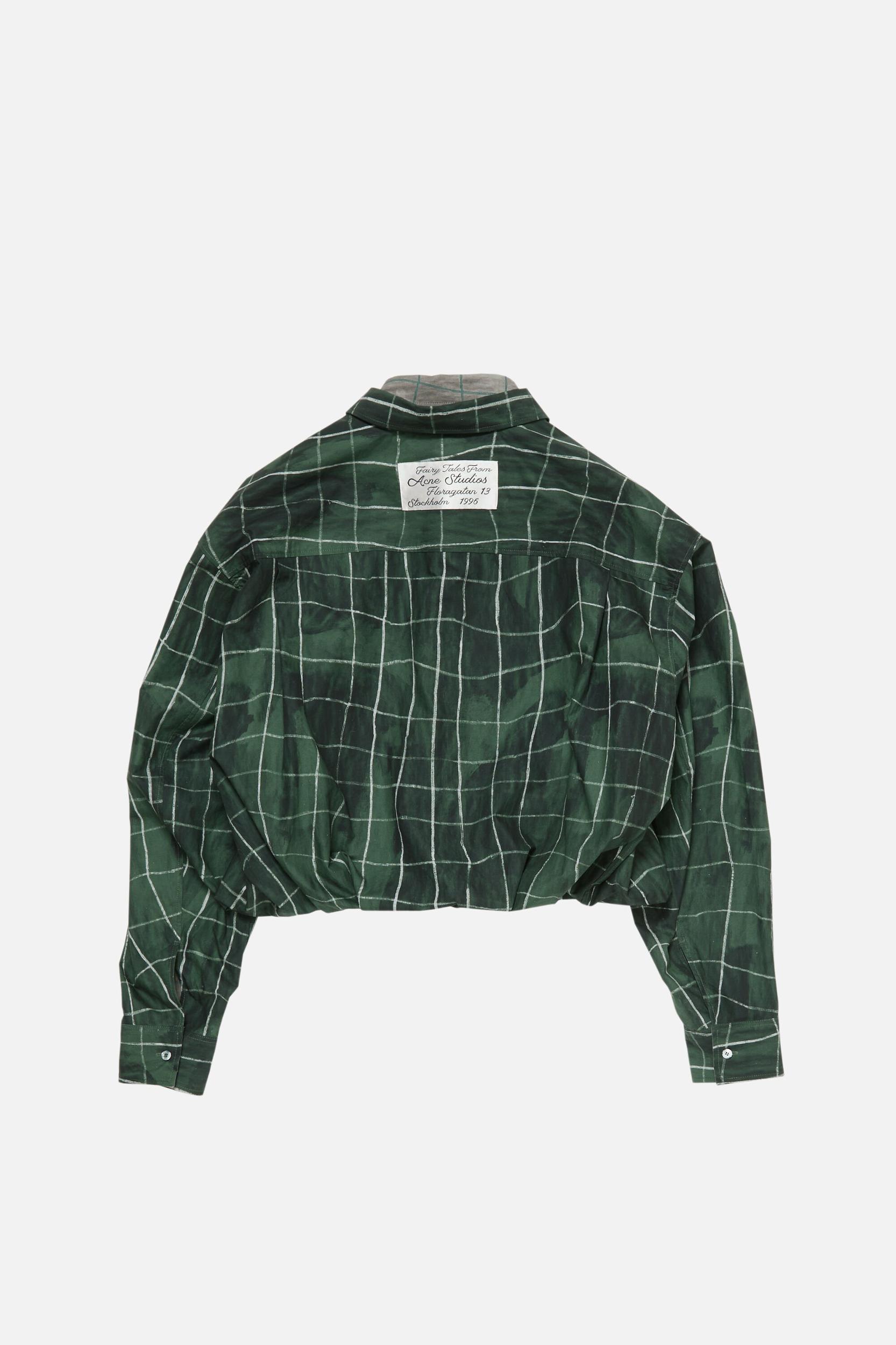 Layered check shirt Product Image