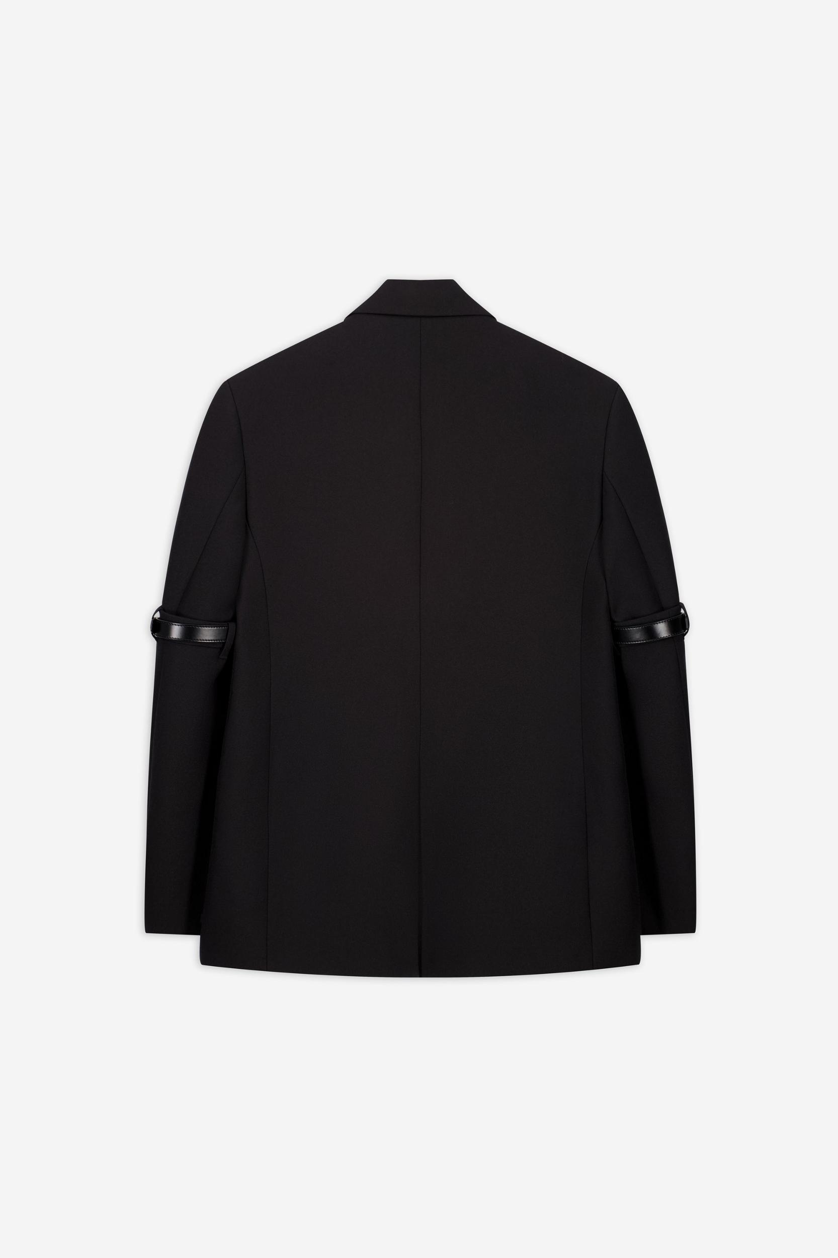 Logo Belted Blazer Product Image