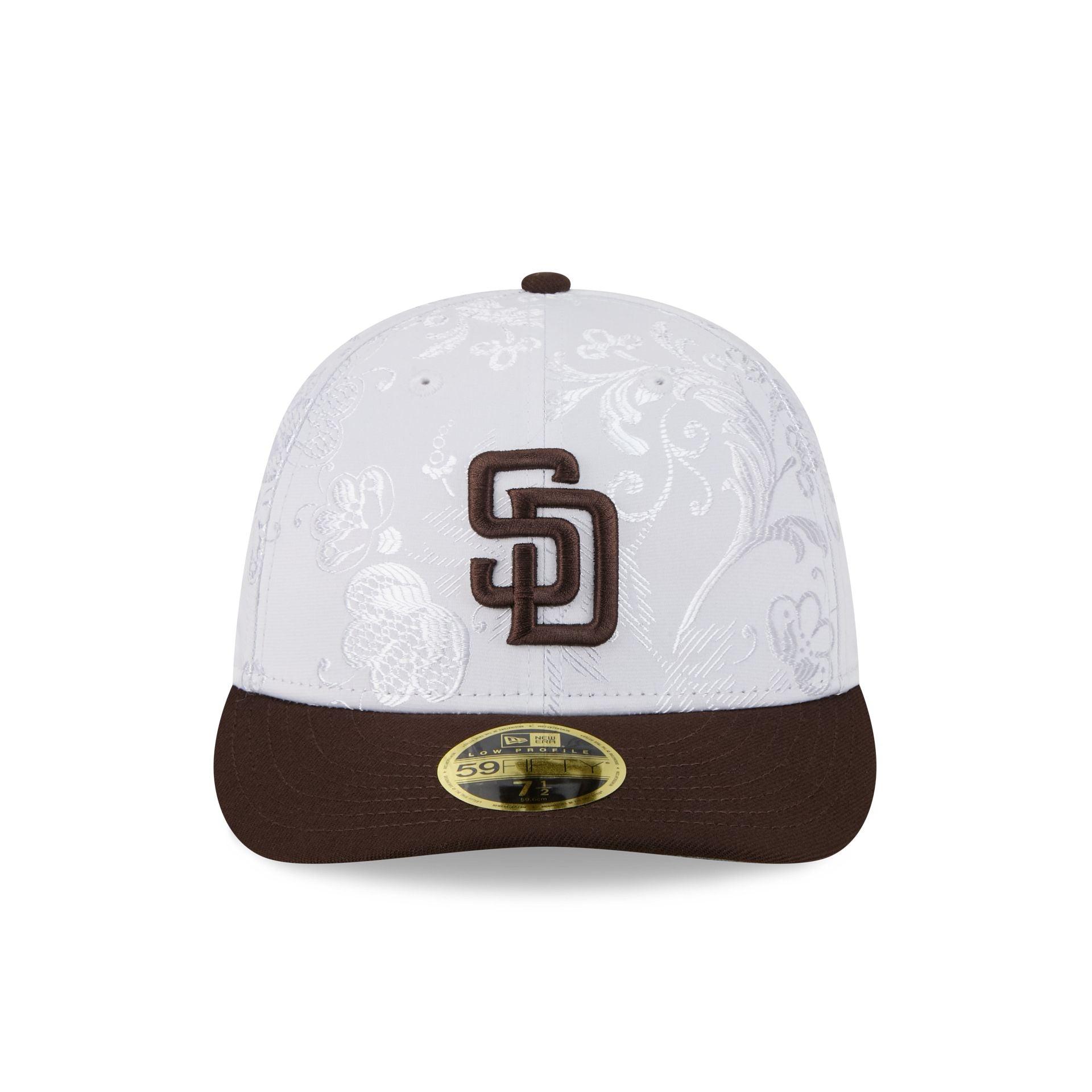 San Diego Padres Floral Shine Low Profile 59FIFTY Fitted Hat Male Product Image