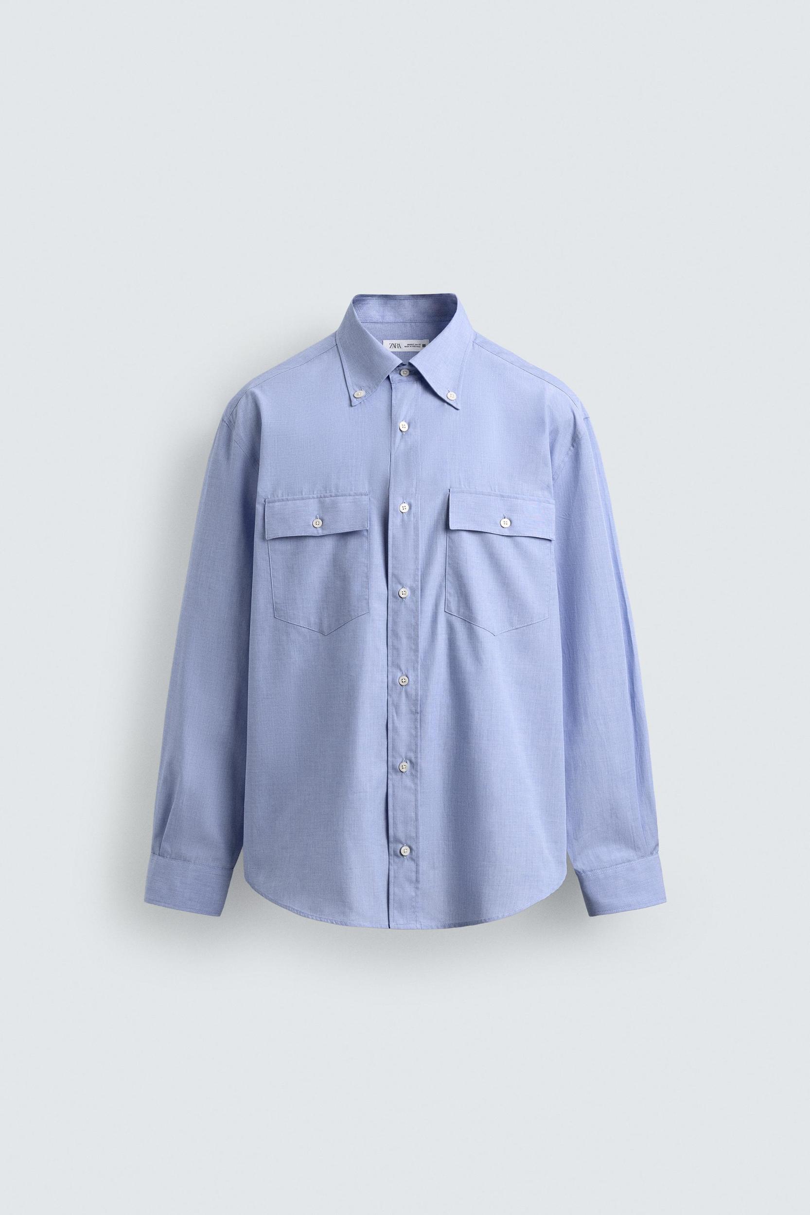 RELAXED FIT POCKET SHIRT Product Image