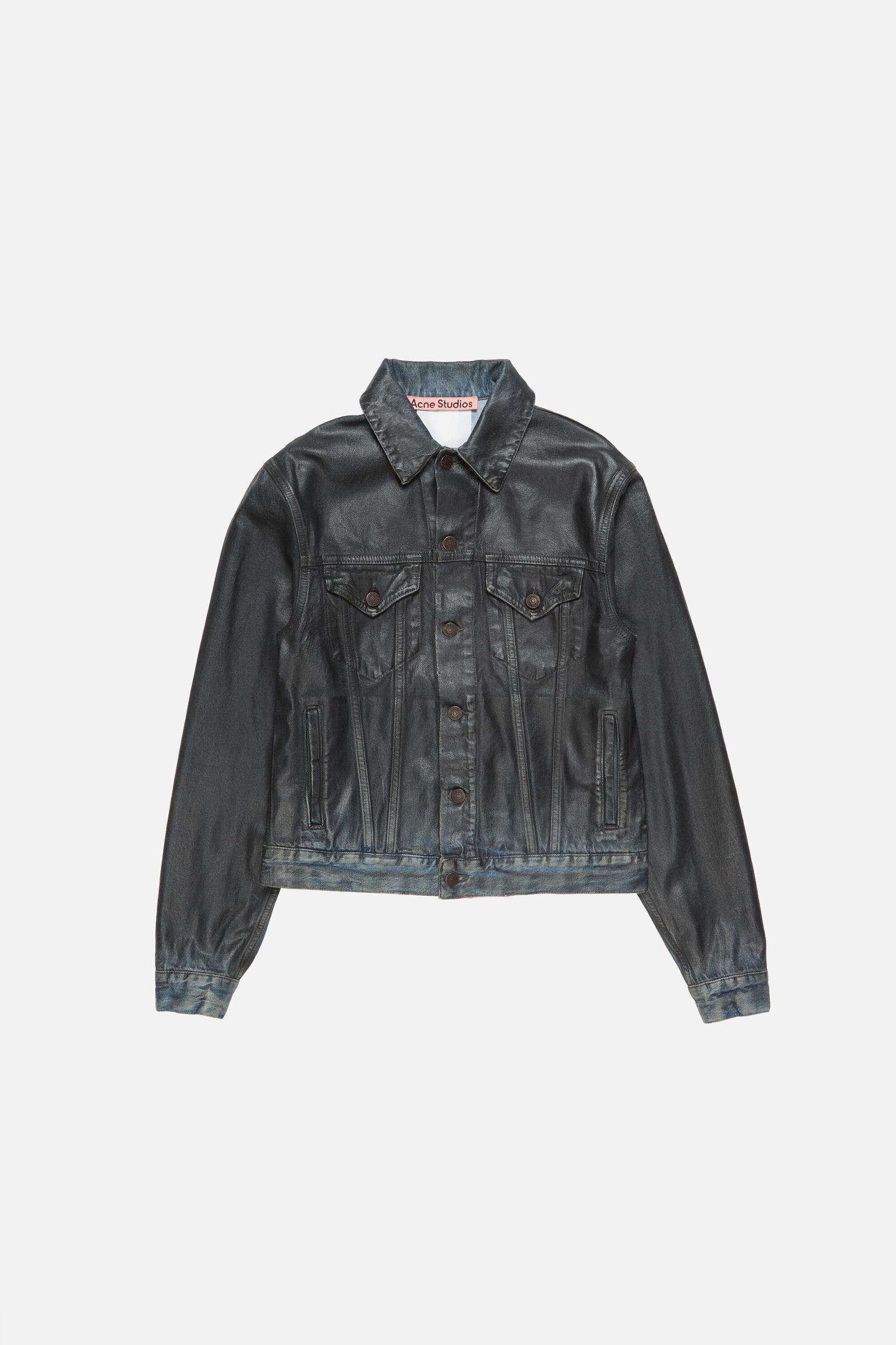 Coated denim jacket Product Image