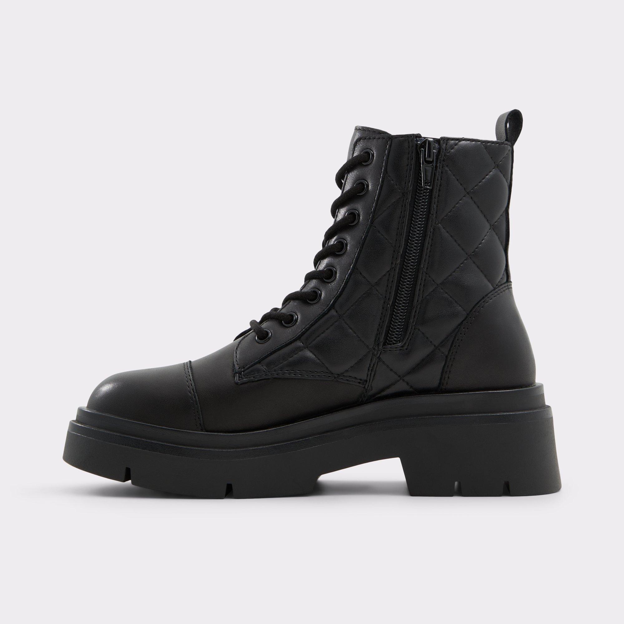 Winterrose Black Women's Combat boots | ALDO US Product Image