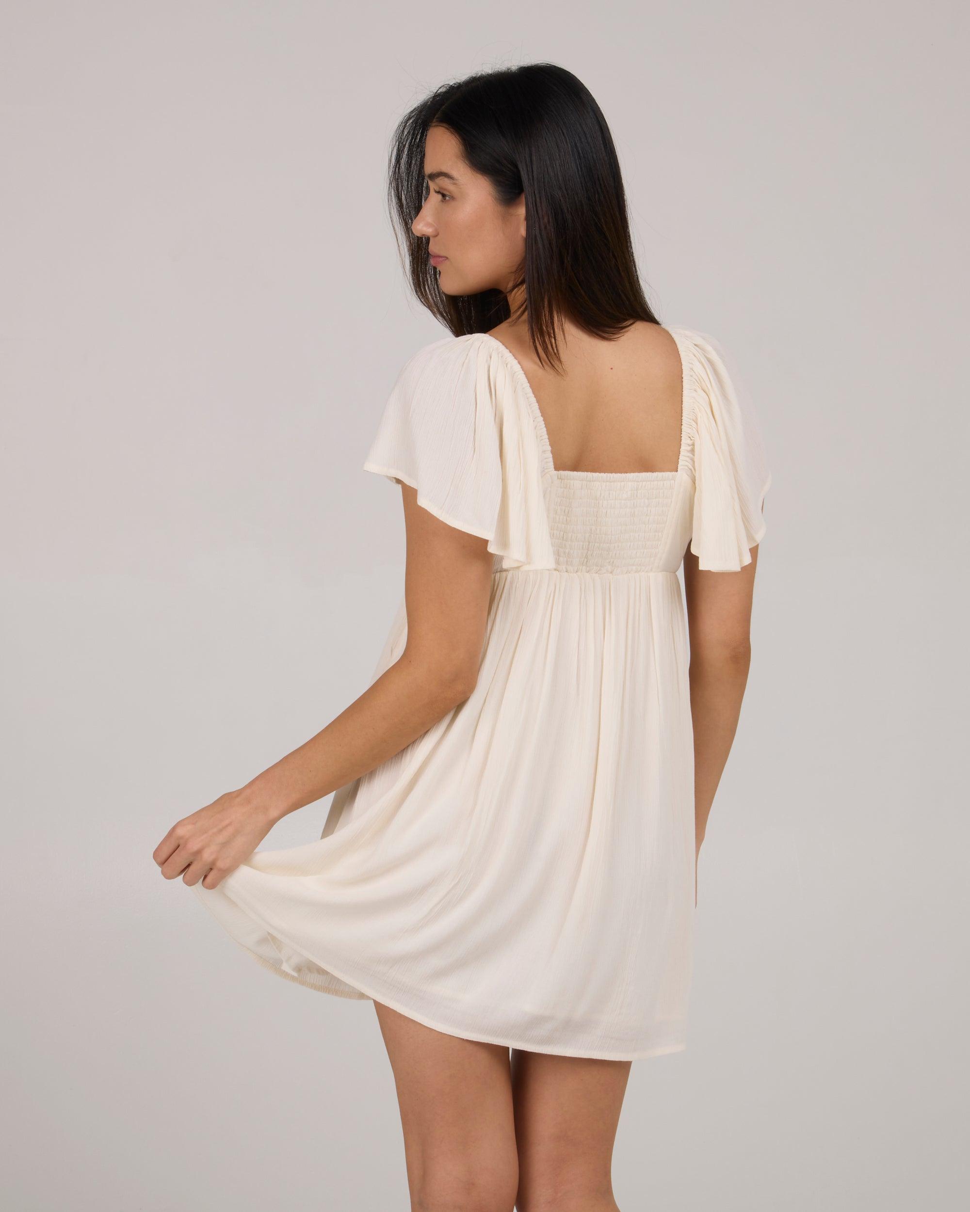 Mainland Dress - Off White Female Product Image