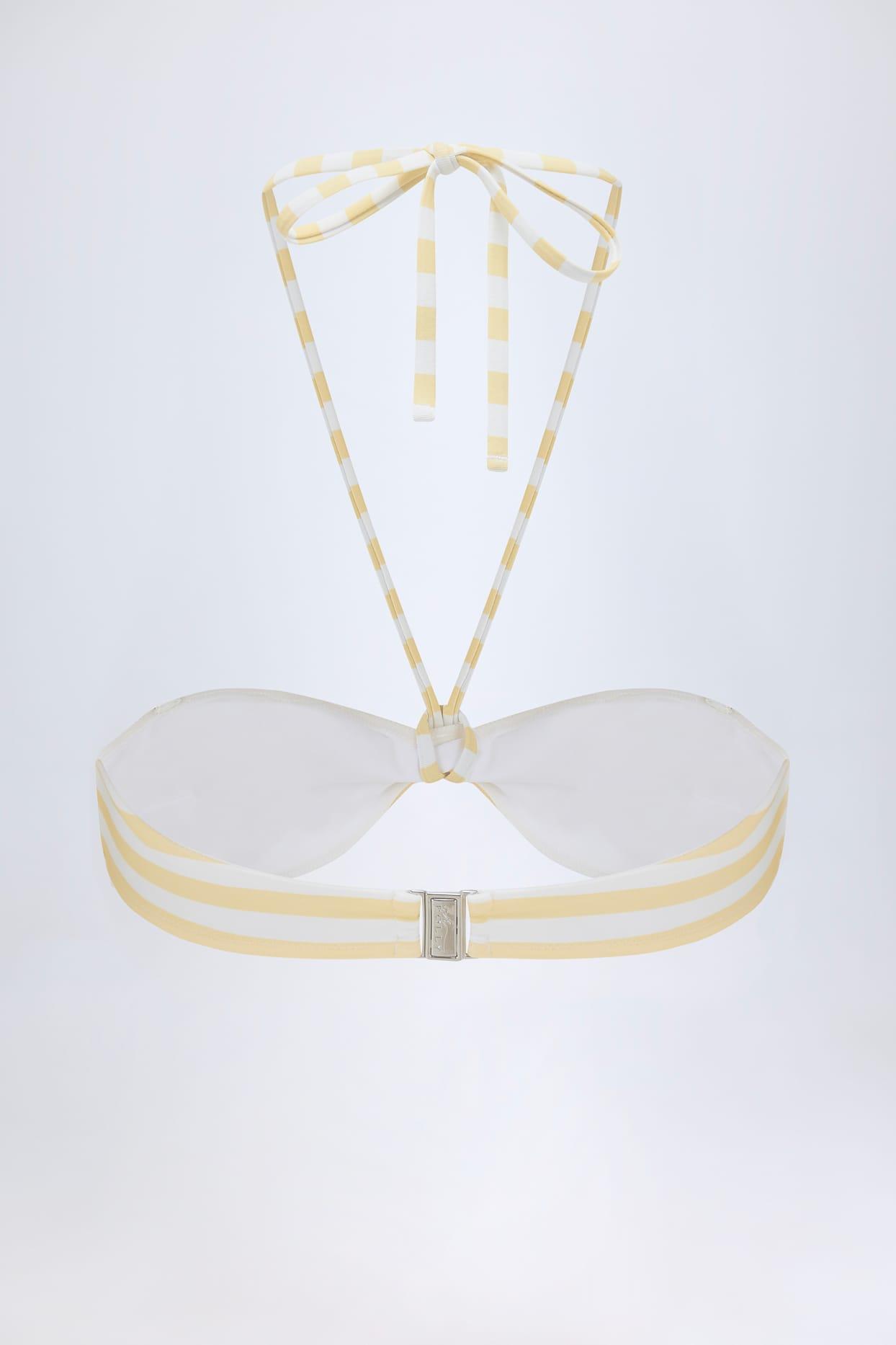 Multiway Bikini Top in Lemon Product Image