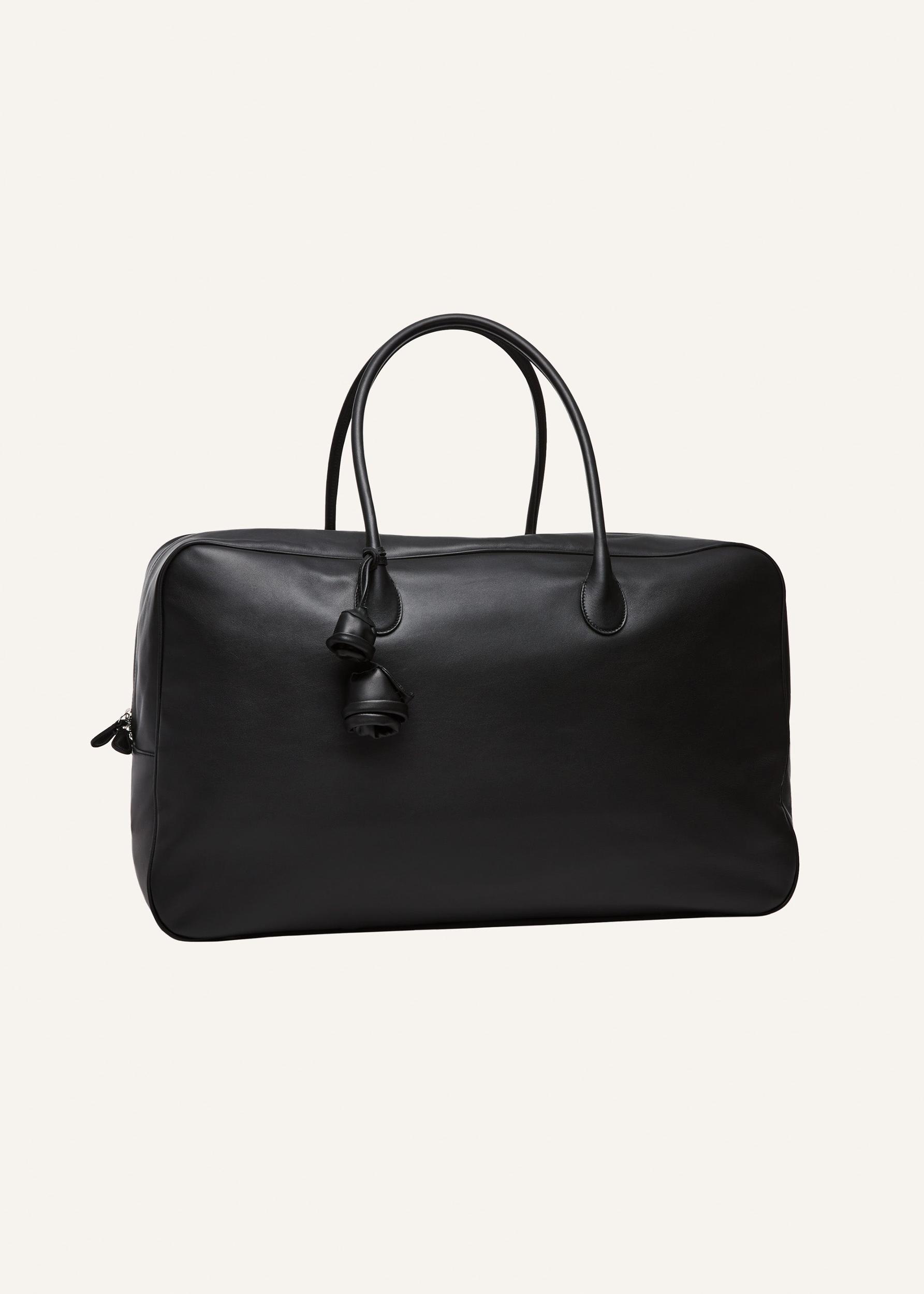 Travel Brigitte bag in black leather Product Image