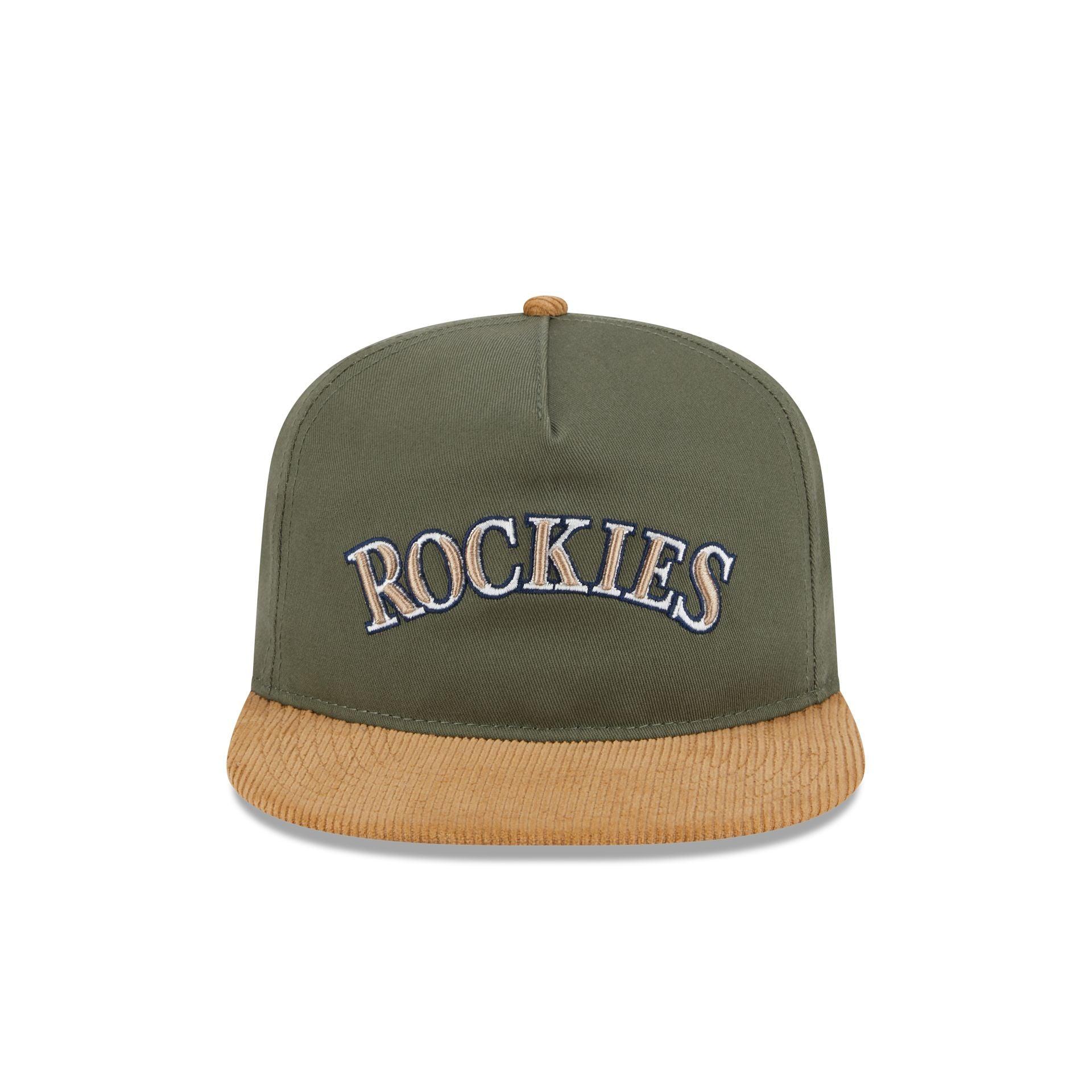 Colorado Rockies Olive Green Golfer Hat Male Product Image