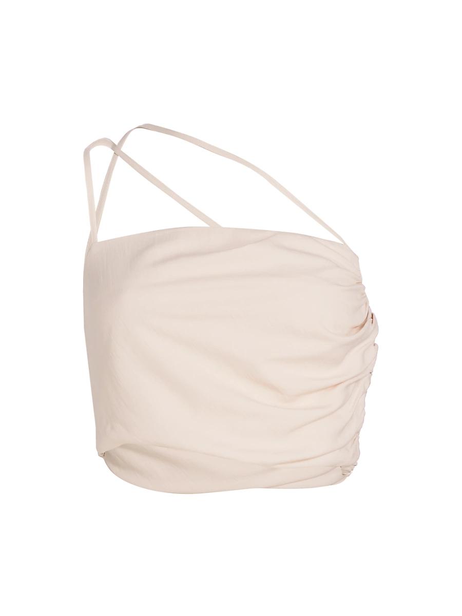 Womens Asymmetric Strap Top Product Image