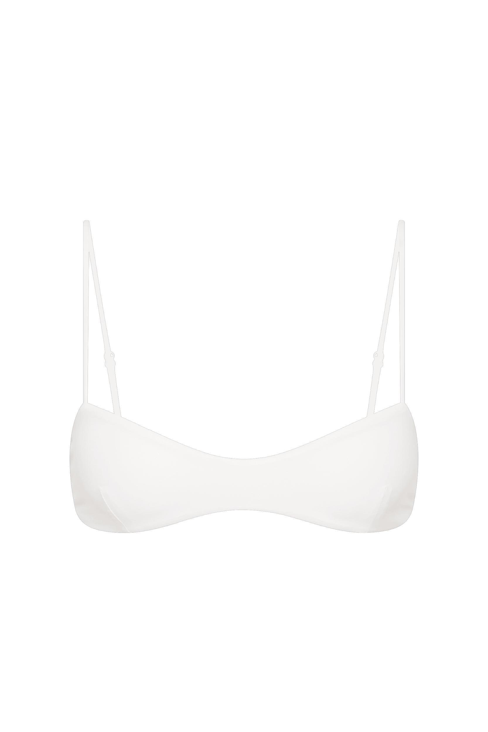 Emily Bikini Top White - Final Sale Product Image