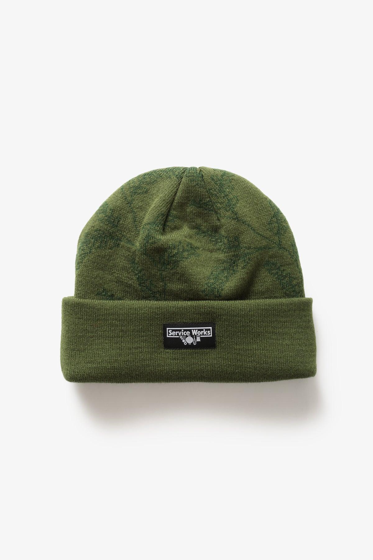 Service Works - Olive Branch Beanie - Olive Product Image