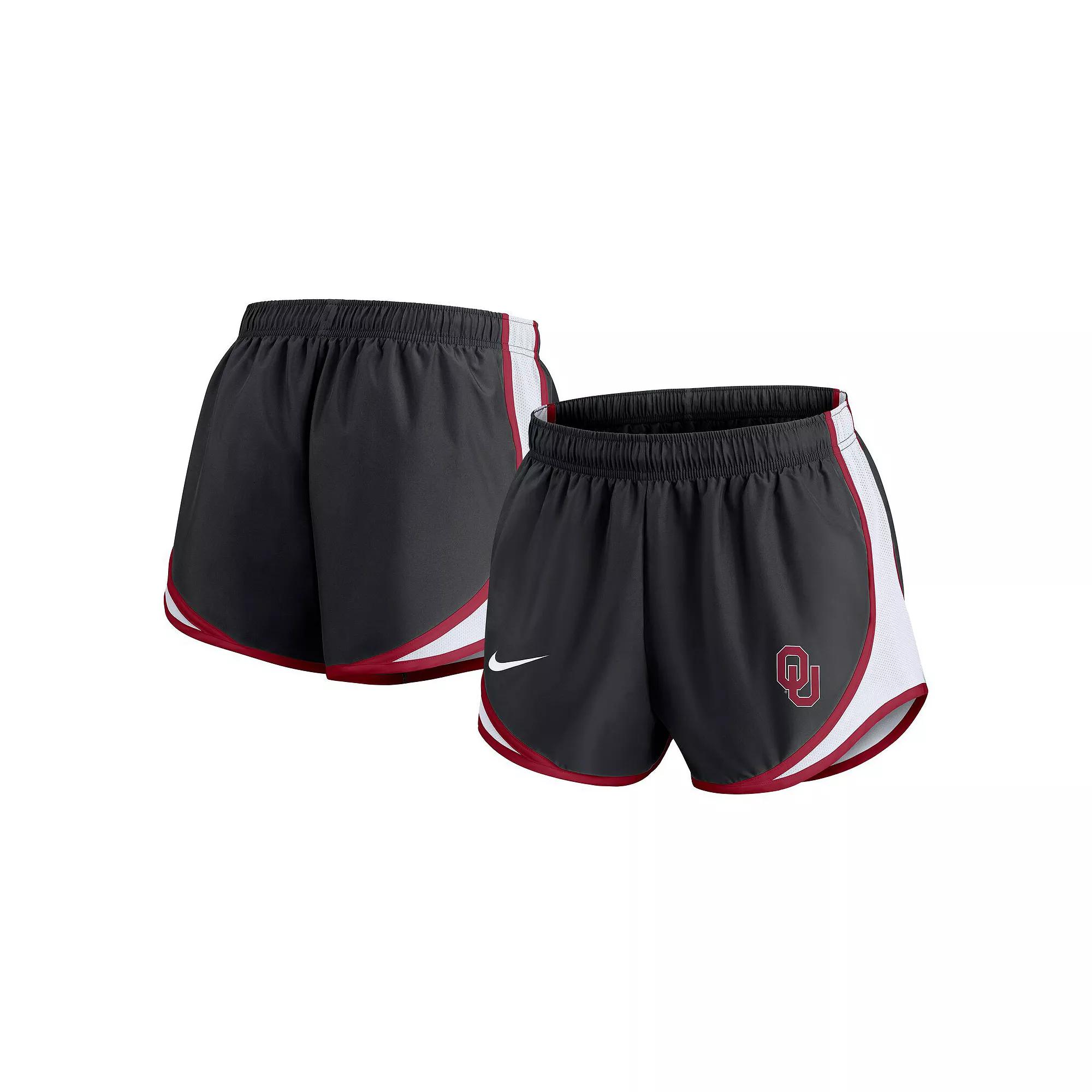 Women's Nike Black Oklahoma Sooners Spring Break Tempo Performance Shorts, Size: XS Product Image