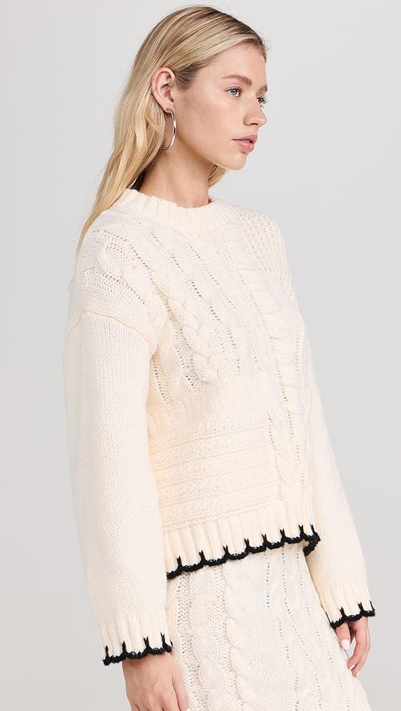 Little Lies Cable Stitch Sweater | Shopbop Product Image