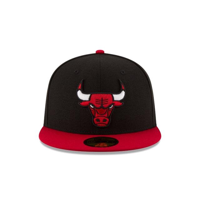 Chicago Bulls 2Tone Black 59FIFTY Fitted Hat Male Product Image