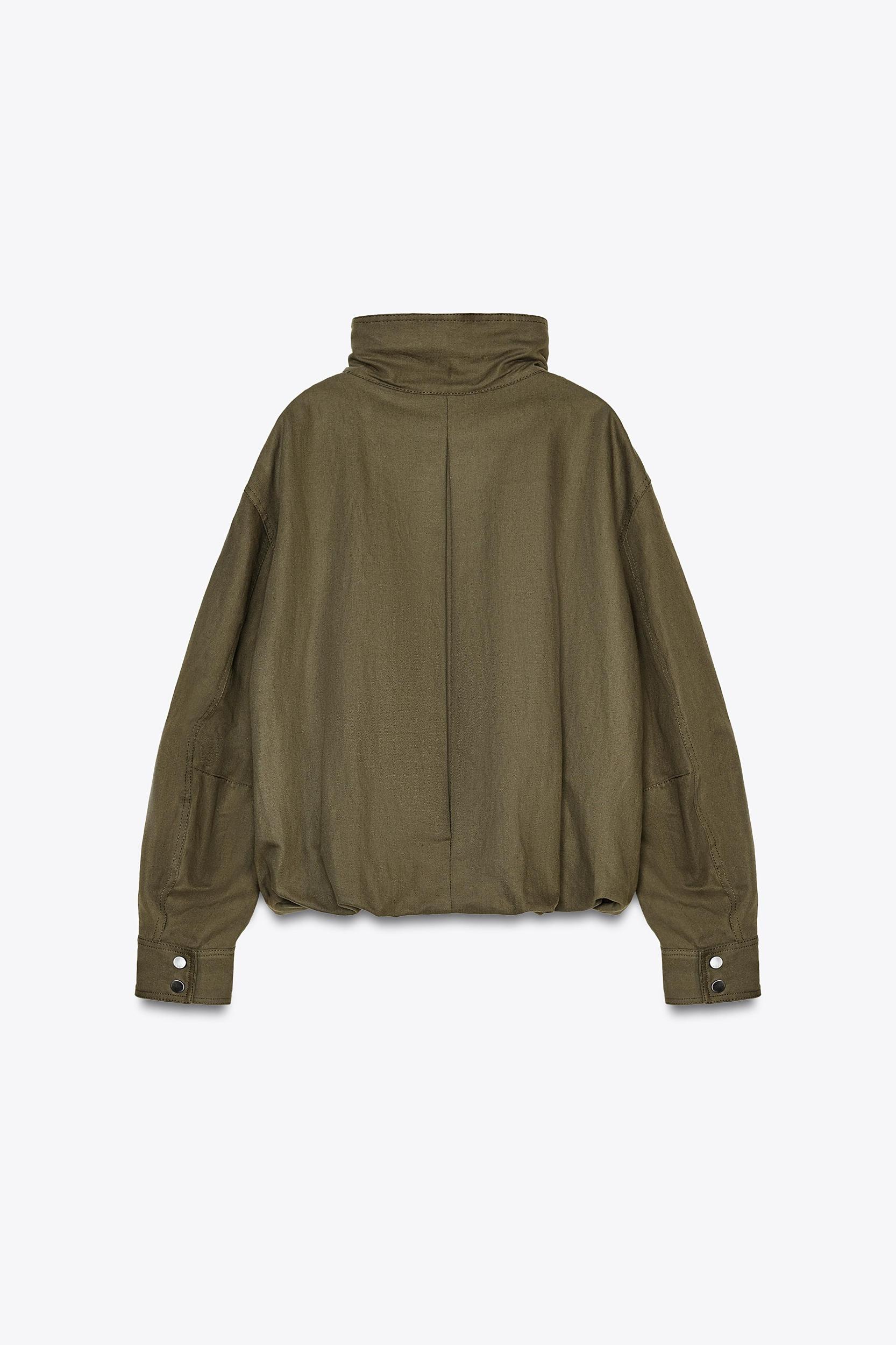 BUCKLE BOMBER JACKET ZW COLLECTION Product Image