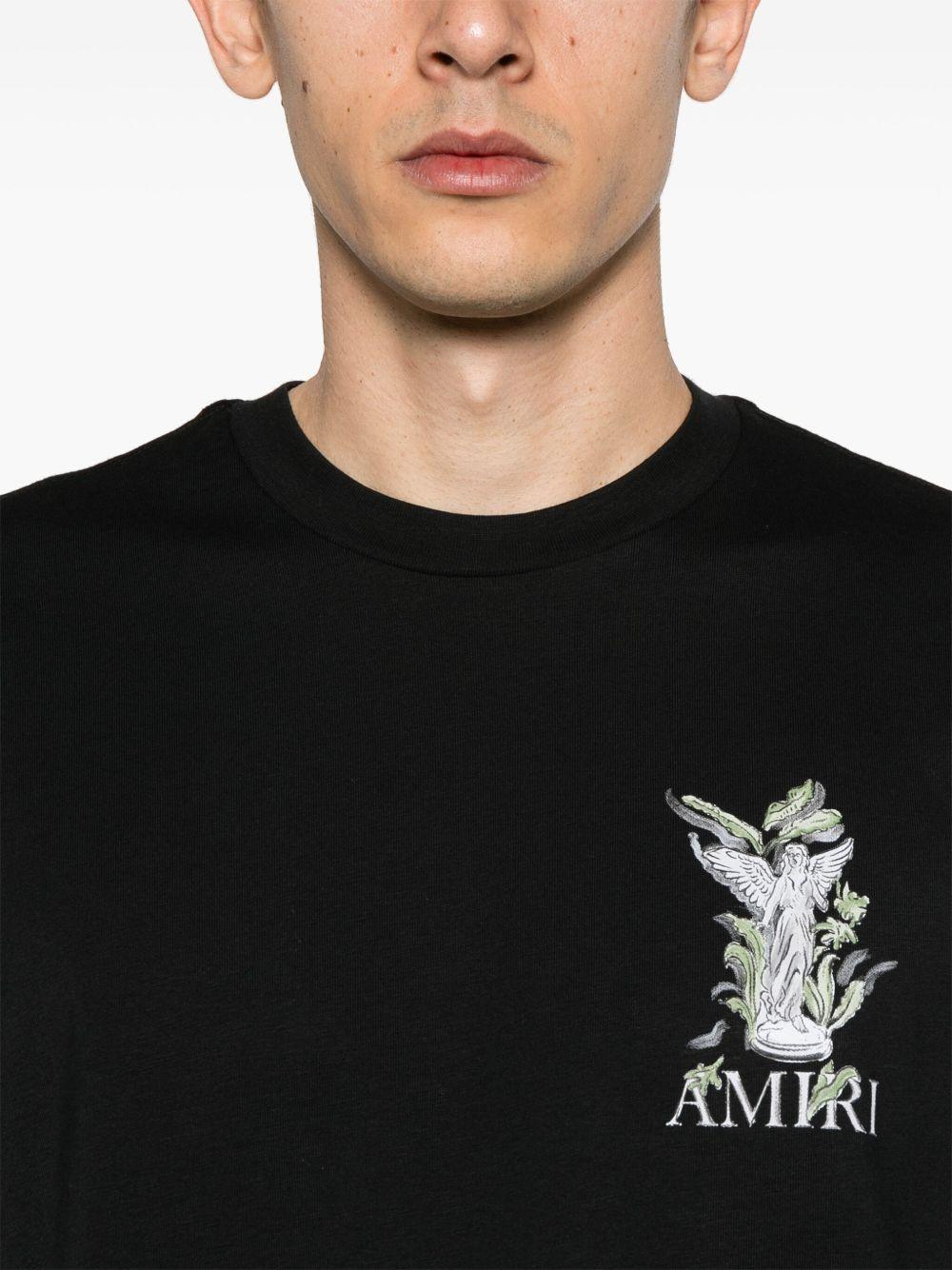 Garden-print T-shirt Product Image
