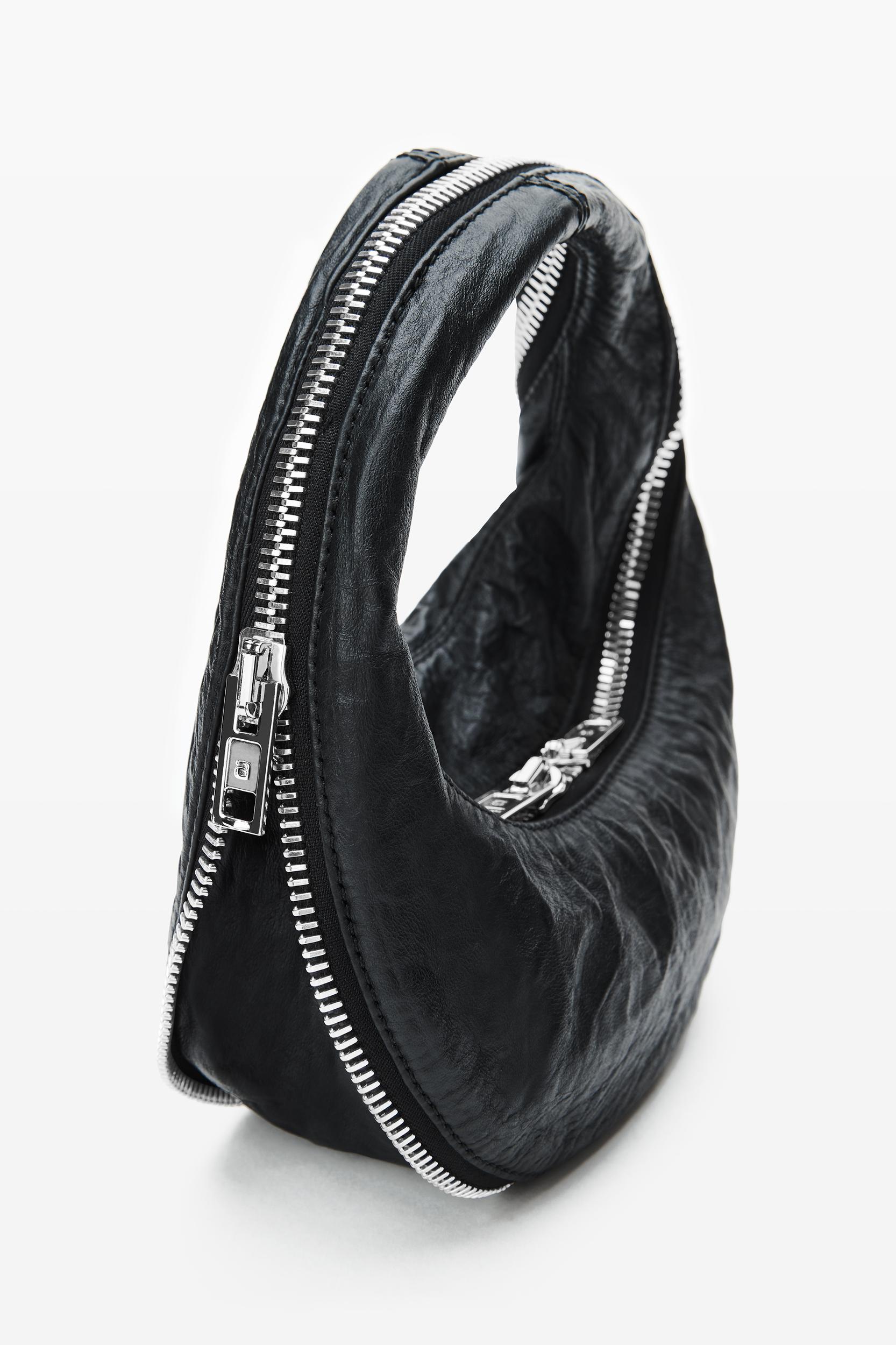 Black Memory Leather Mini Twyst Bag Product Image