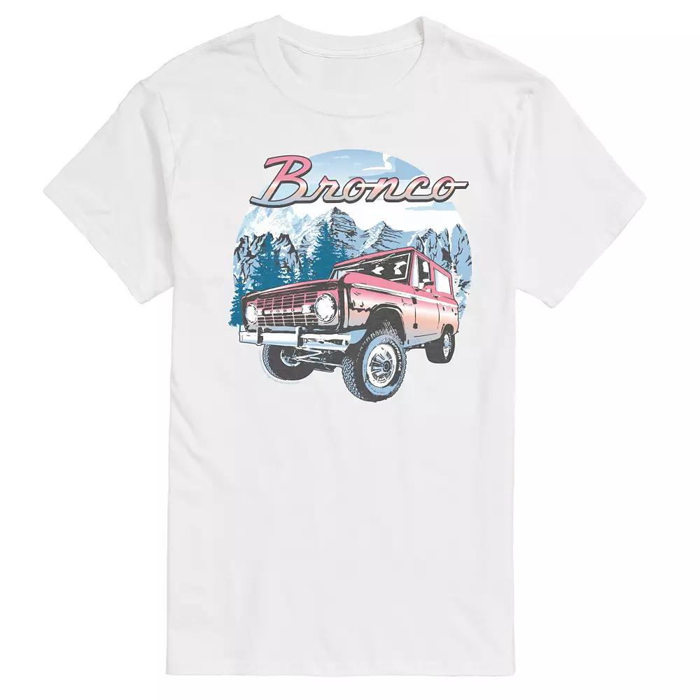 Men's Ford Bronco Snowy Mountains Graphic Tee,  Product Image