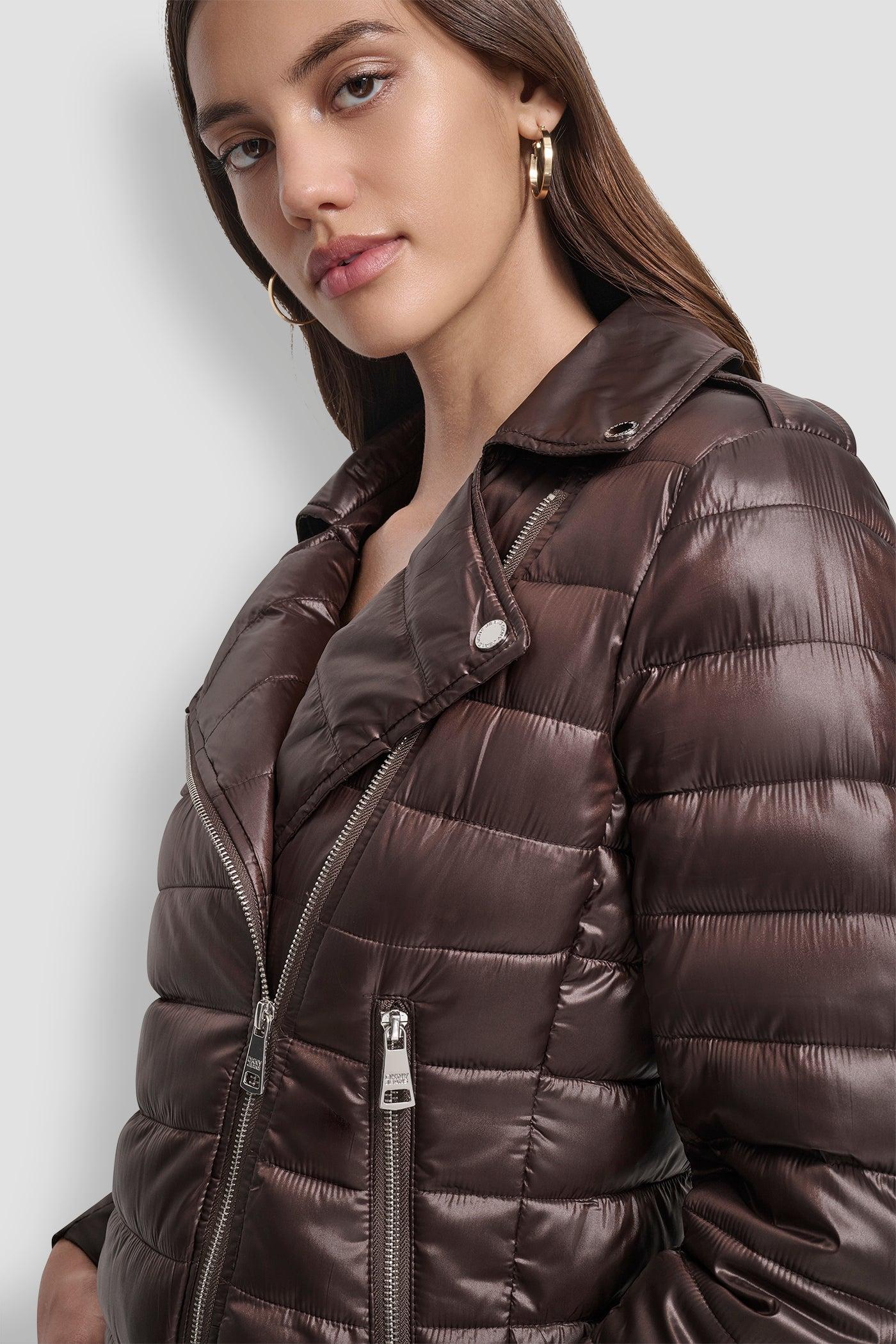 MOTO-STYLE PUFFER JACKET Product Image