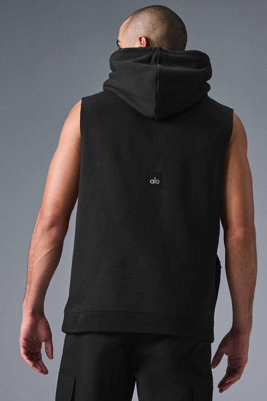 Renown Sleeveless Hoodie - Black Product Image