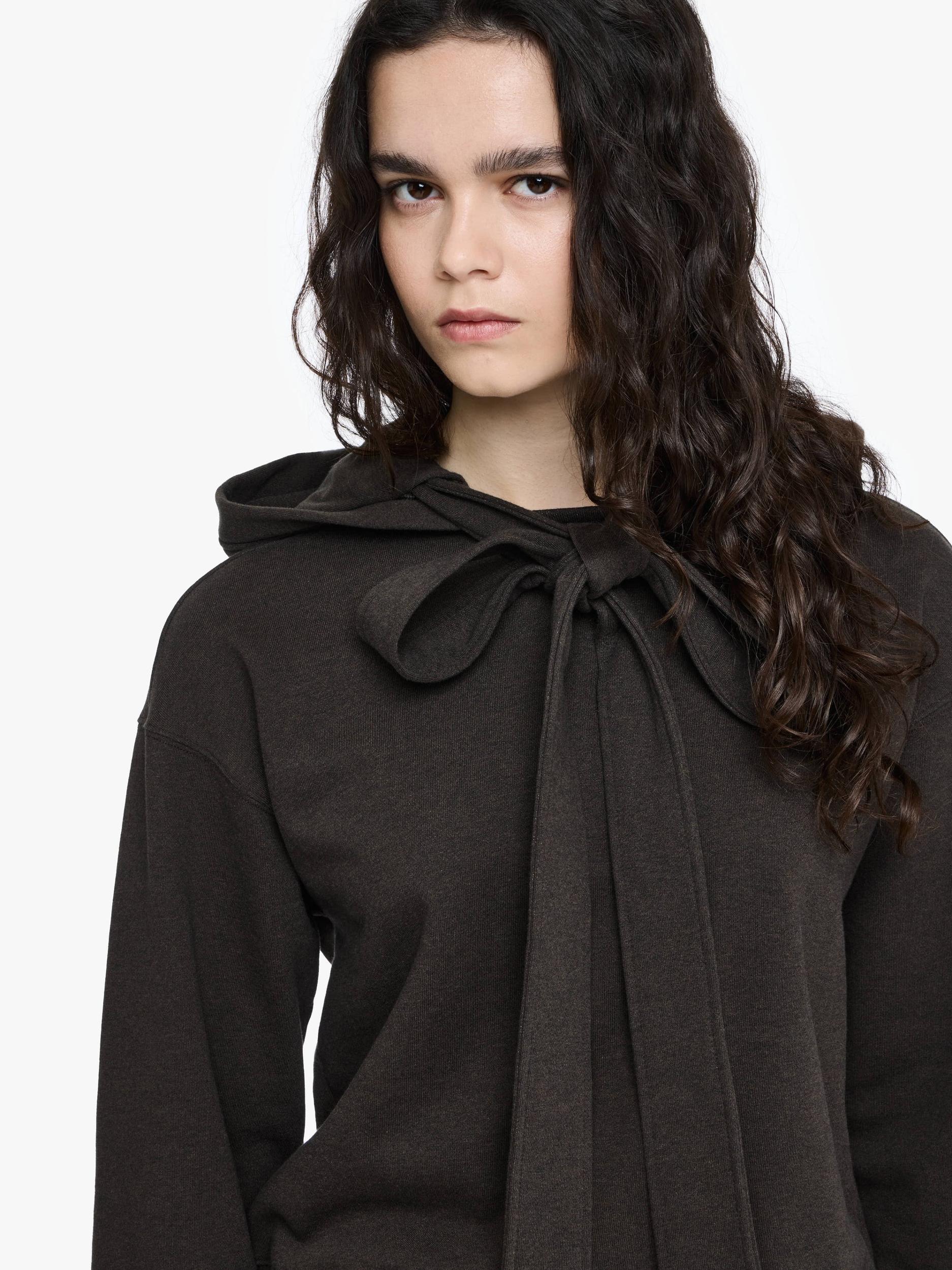 TIED BOW HOODIE Product Image