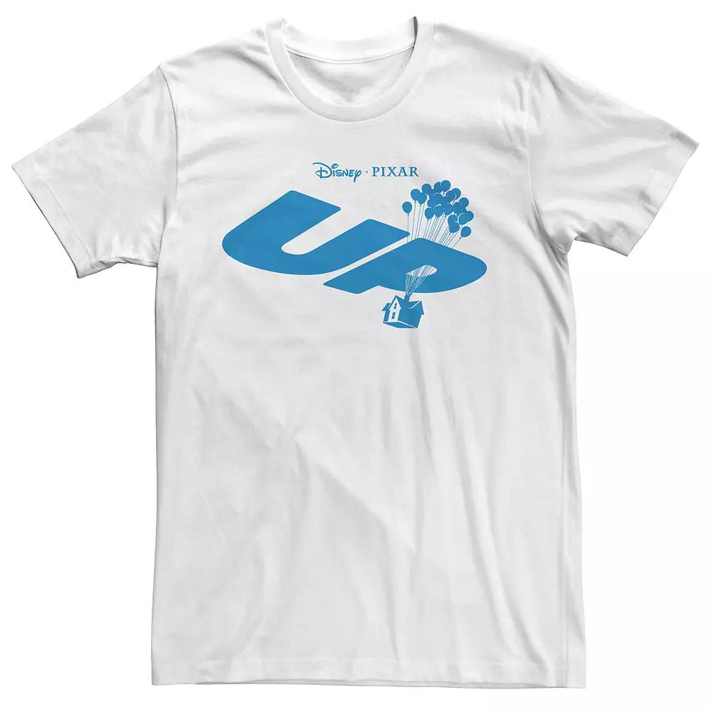 Men's Disney/Pixar Up Logo Graphic Tee, Size: Large, White Product Image