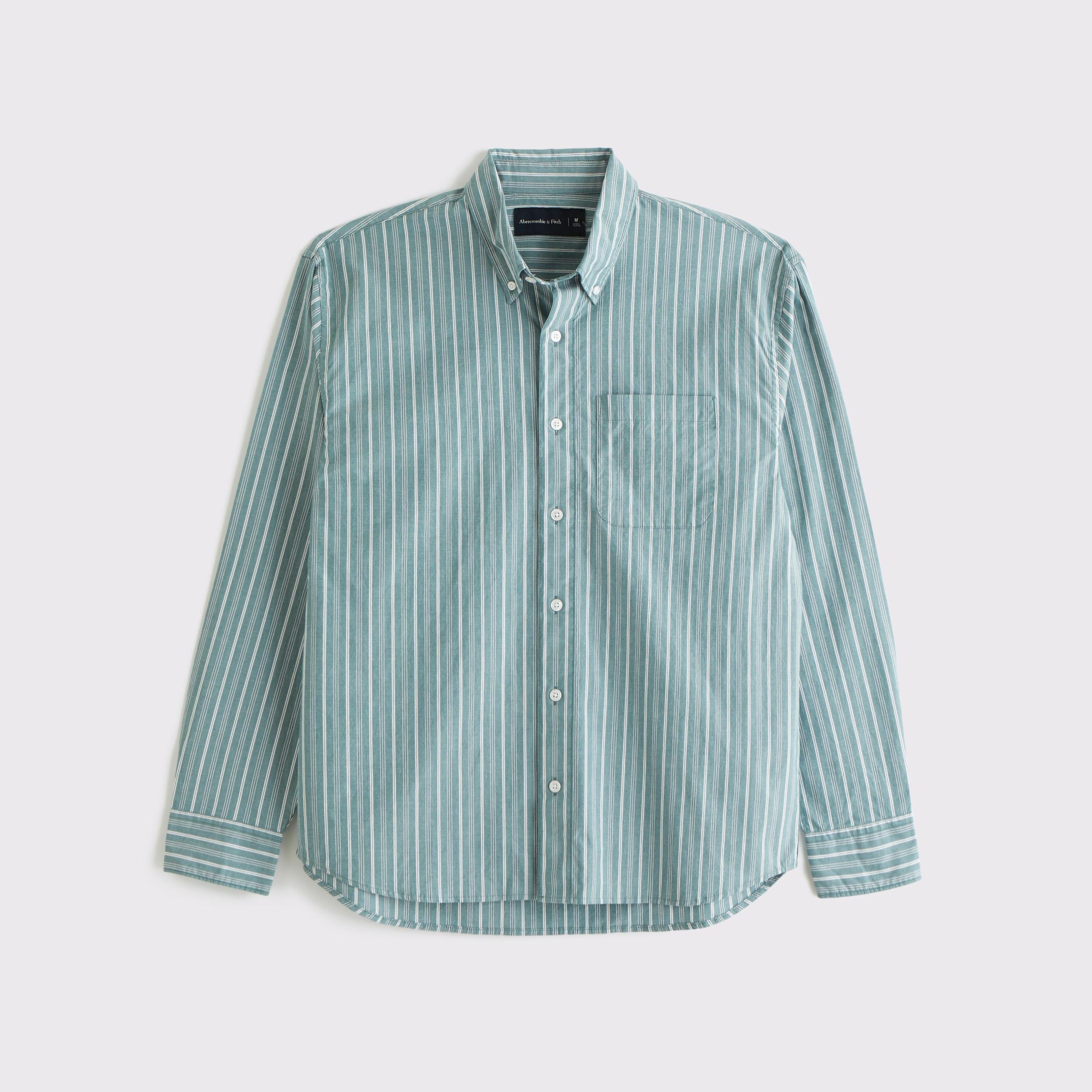Poplin Button-Up Shirt Product Image